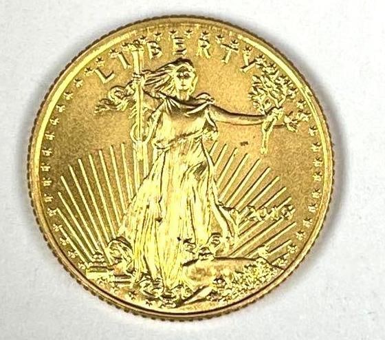 2015 US $5 1/10th American Gold Eagle: 2015 US 1/10th American Gold Eagle
