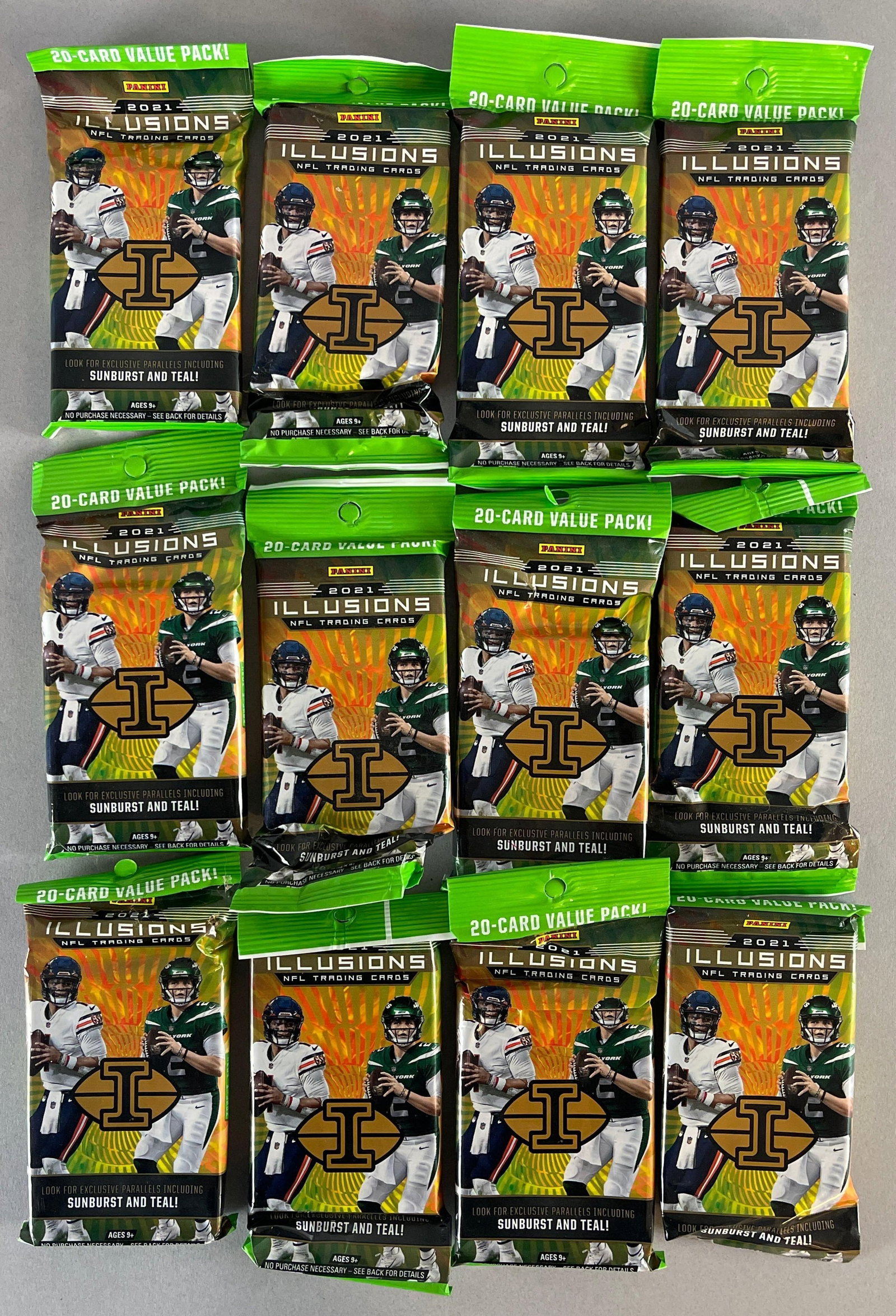 12 - 2021 Panini Illusions Football Value Packs (1 of 2)