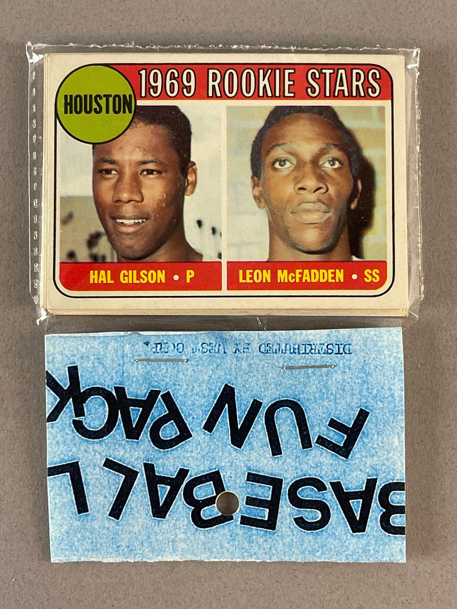 1969 Topps Baseball West Corps Cello Fun Pack: 10 - Cards per pack, West Corps was a repacking company in the 1970s
