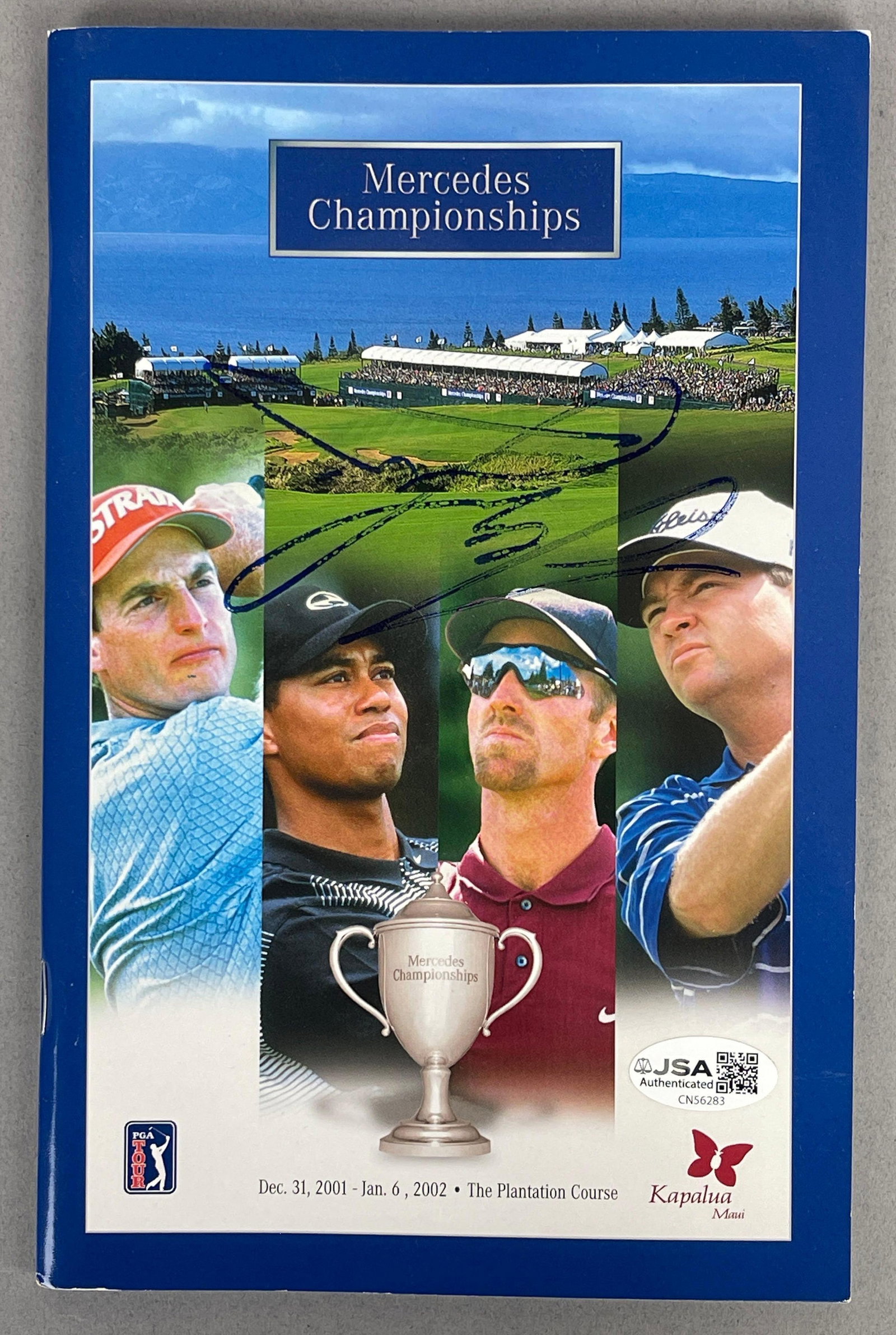 Sergio Garcia Signed Mercedes Championships Program with JSA COA (1 of 3)