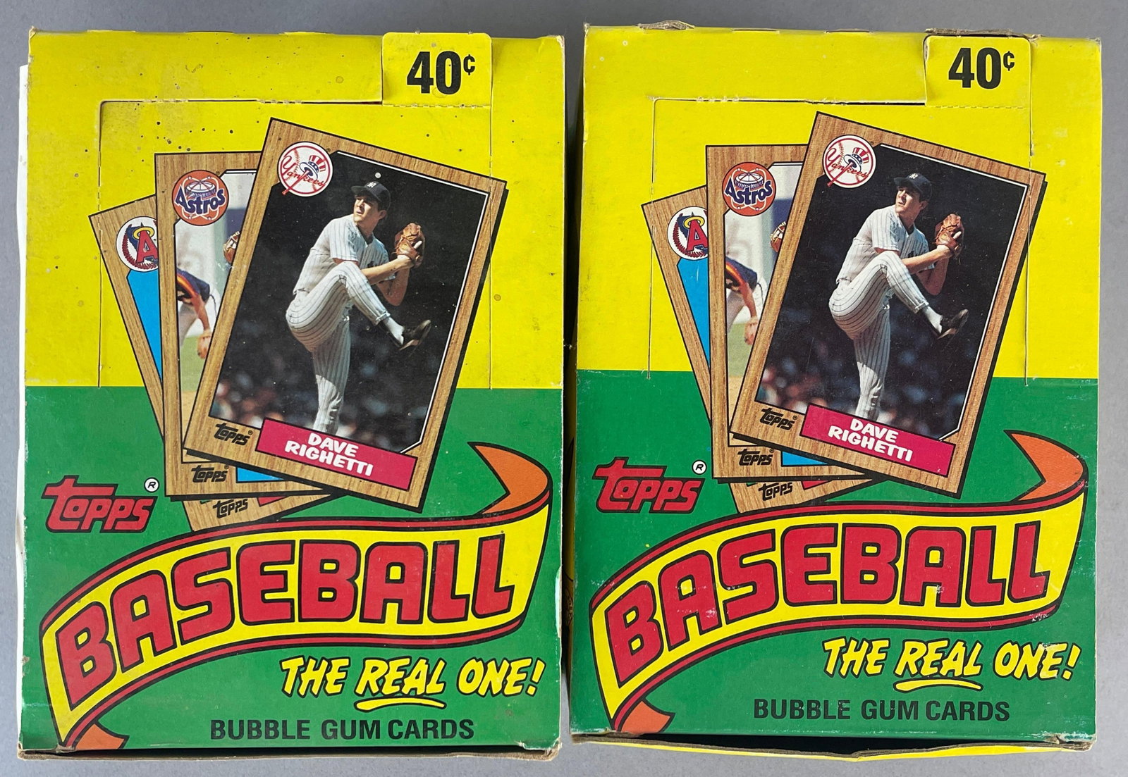 2 - 1987 Topps Baseball Wax Boxes (1 of 5)