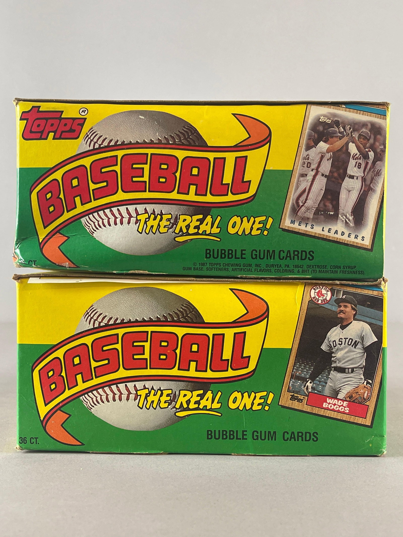2 - 1987 Topps Baseball Wax Boxes - 2