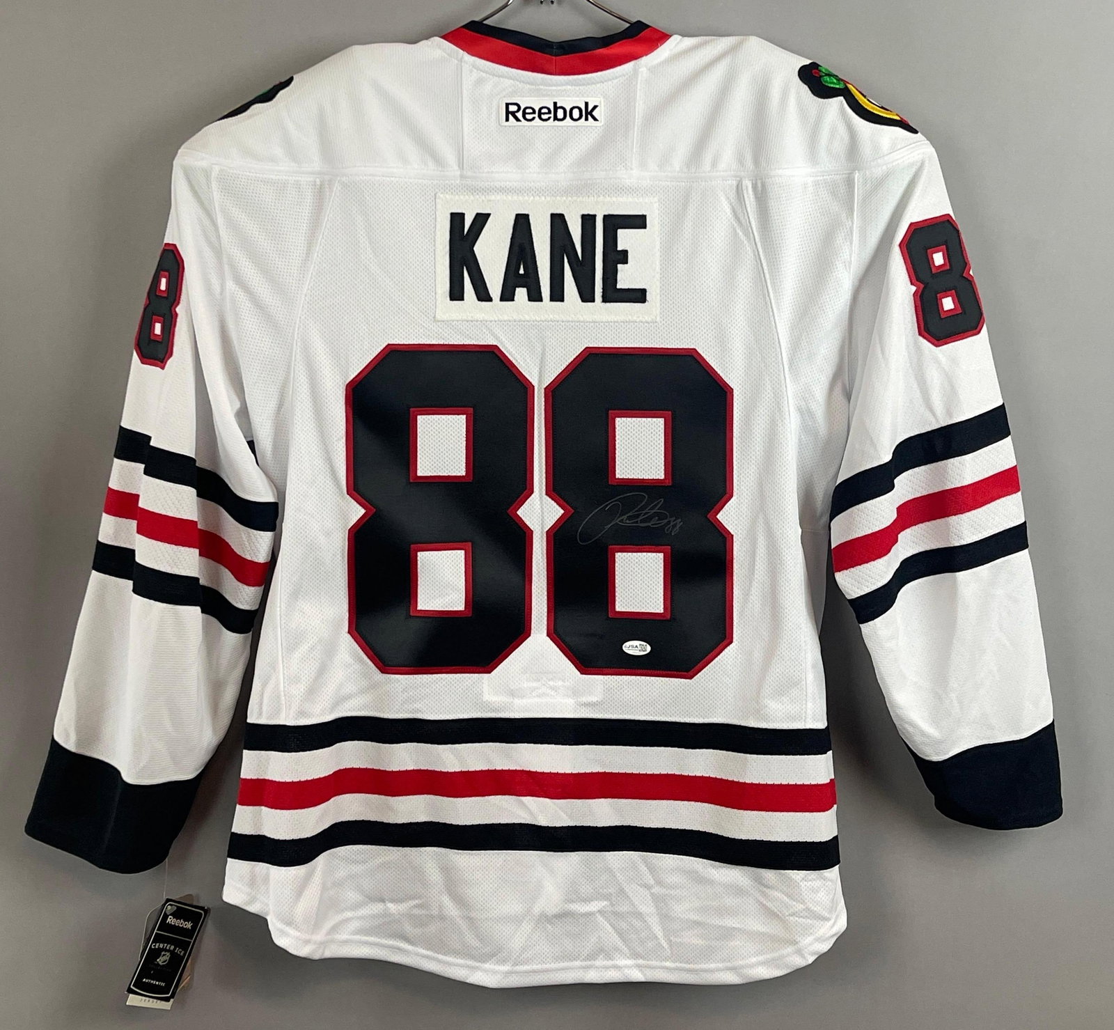 Signed Patrick Kane Chicago Blackhawks Reebok Away Jersey with JSA COA: Autographed Patrick Kane #88, with JSA COA, Size 54