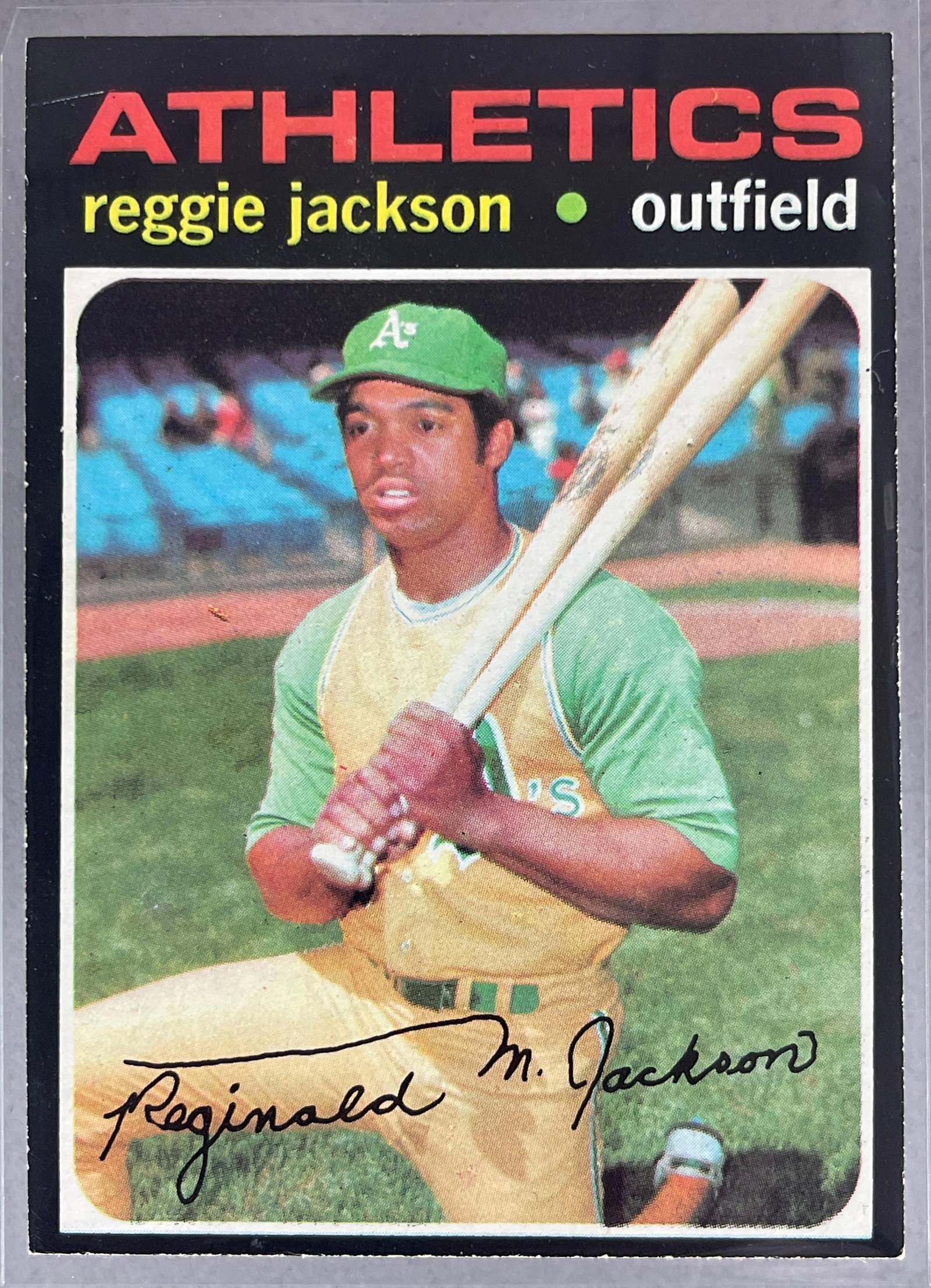 1971 Topps Reggie Jackson #20 (1 of 2)