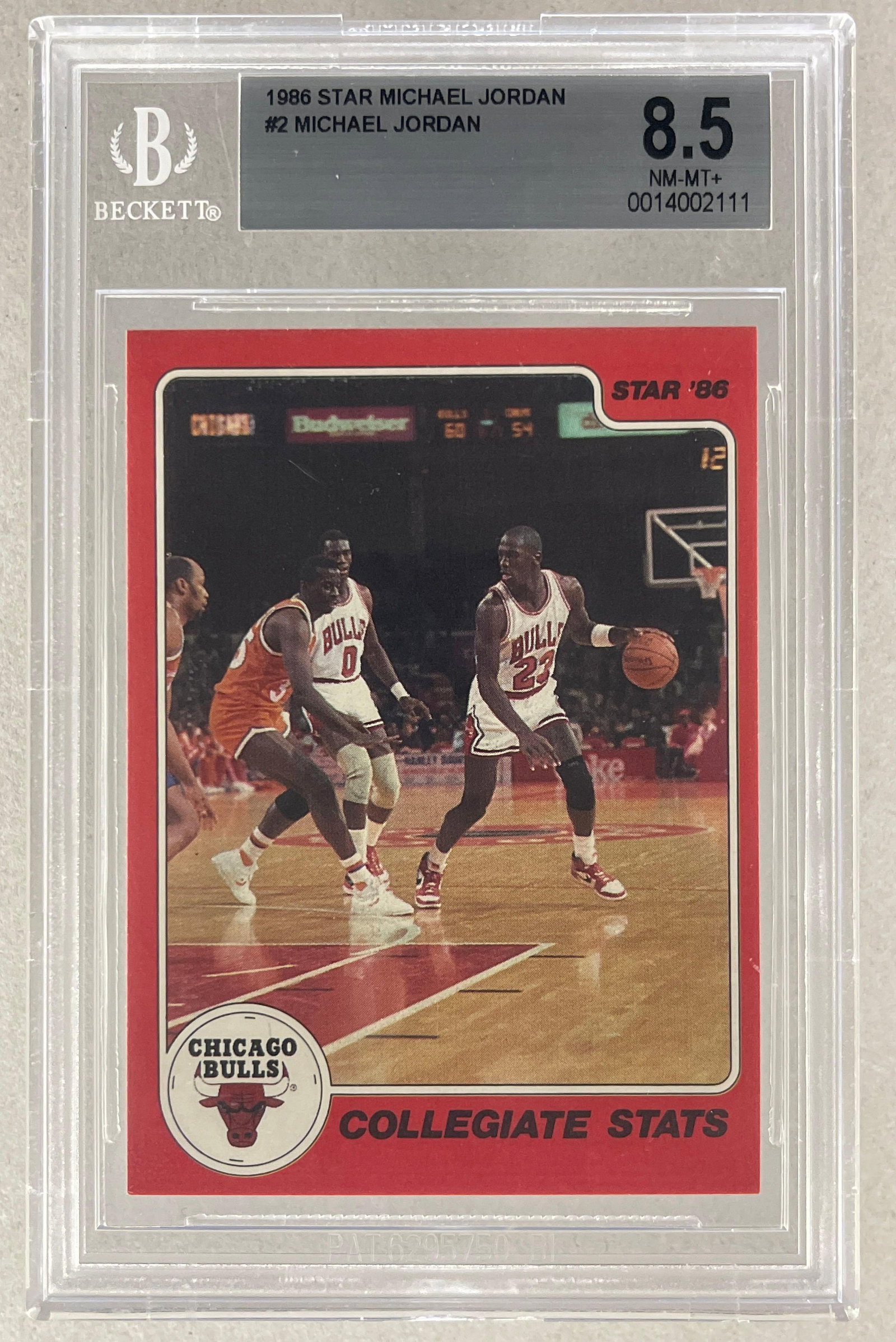 1986 Star Michael Jordan #2 BGS 8.5 (1 of 2)