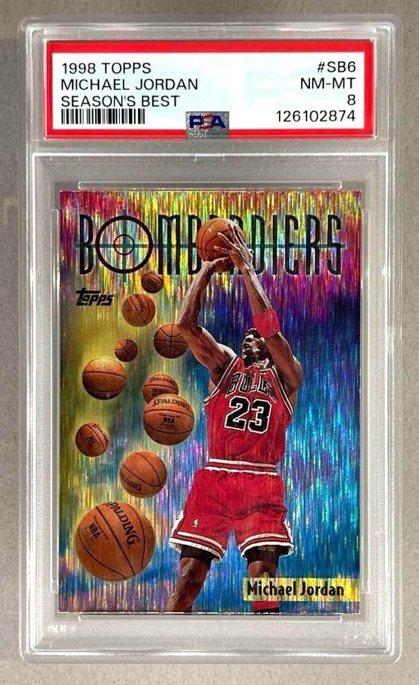 1998 Topps Seasons Best Bombardiers Michael Jordan #SB6 PSA 8 (1 of 2)