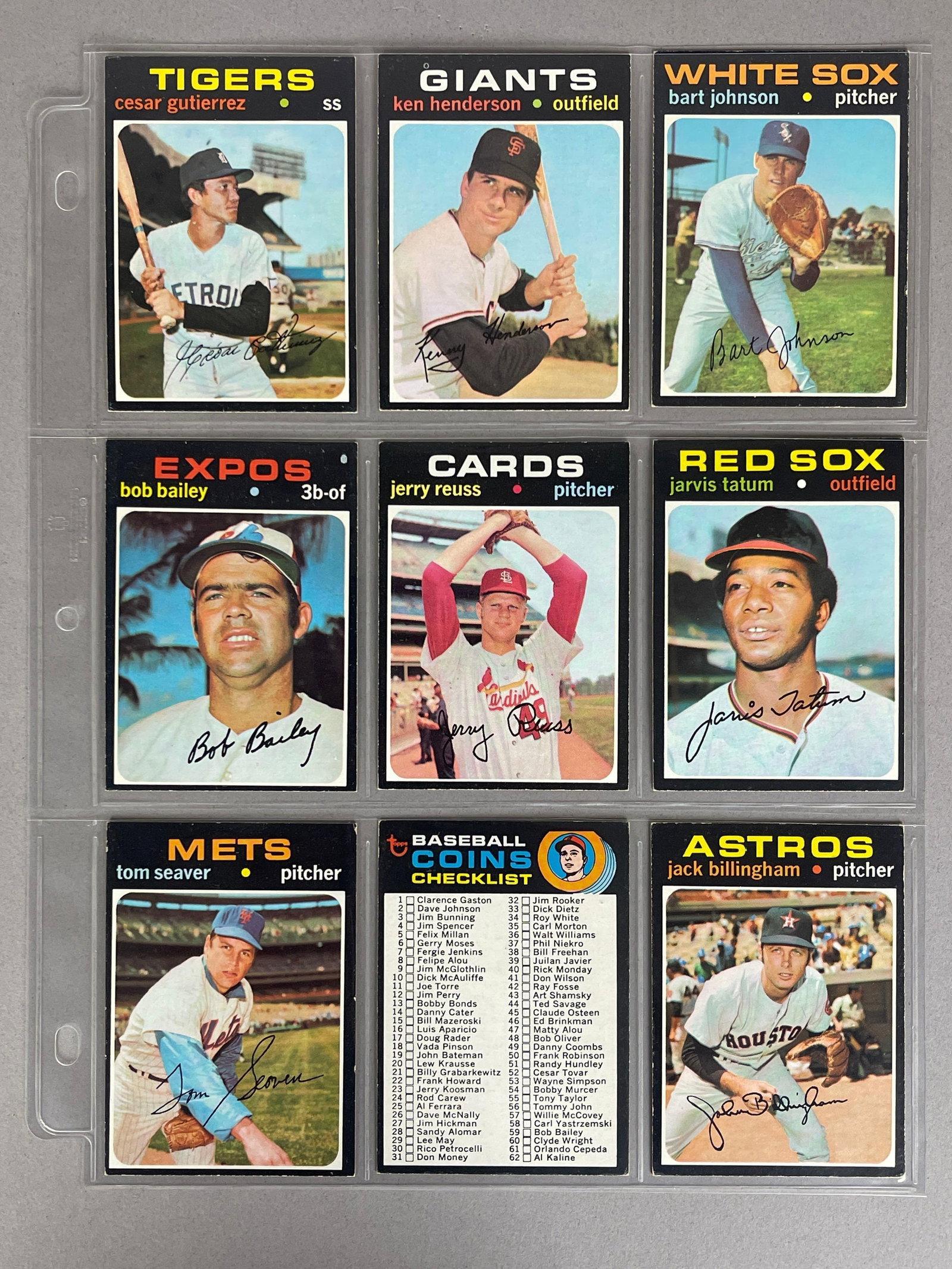 1971 Topps Baseball Complete Set - 8