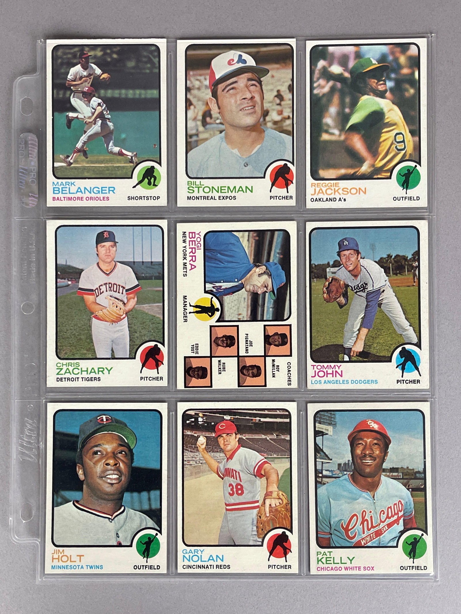 1973 Topps Baseball Complete Mid - High Grade Set - 12