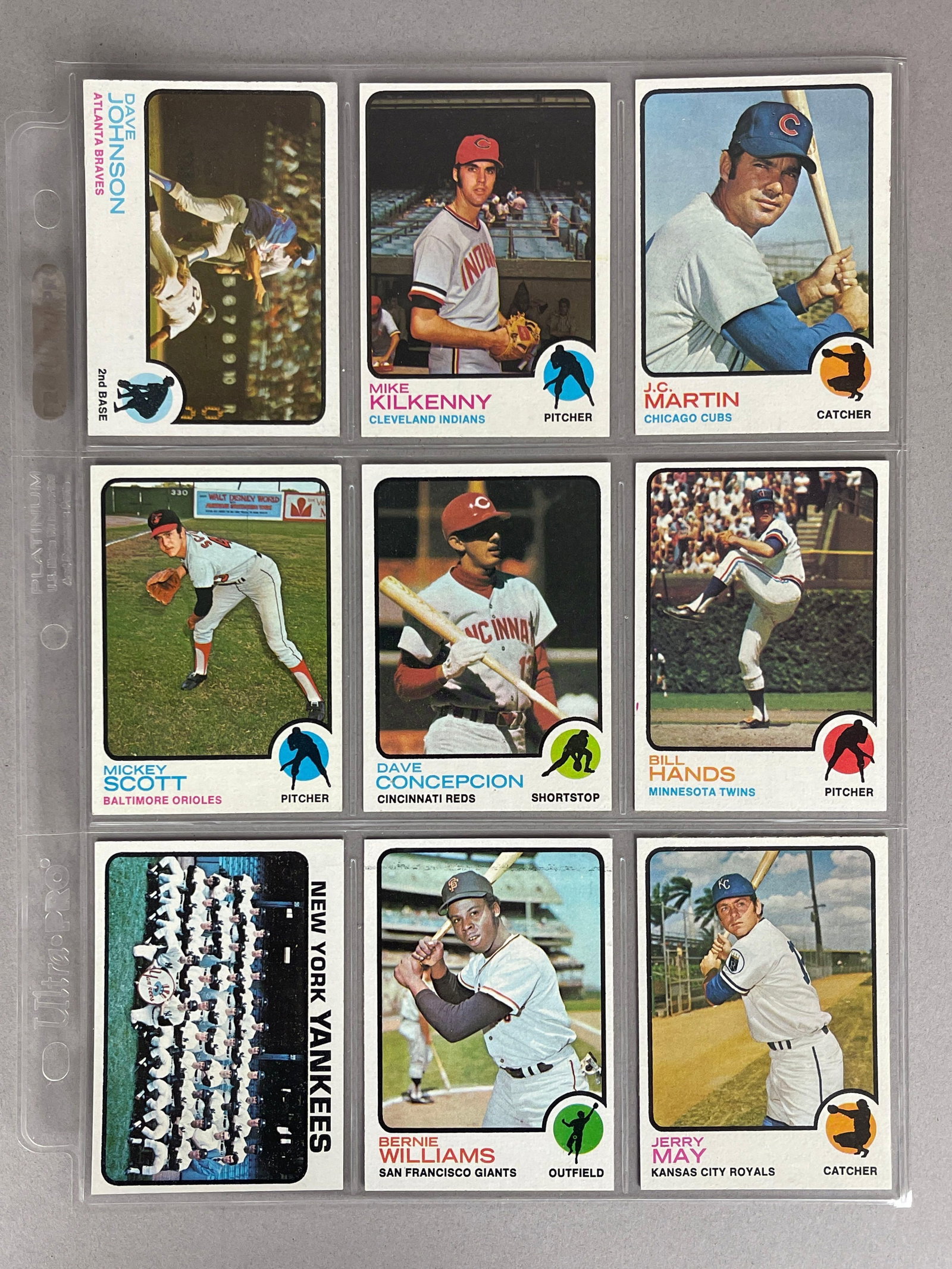 1973 Topps Baseball Complete Mid - High Grade Set - 16