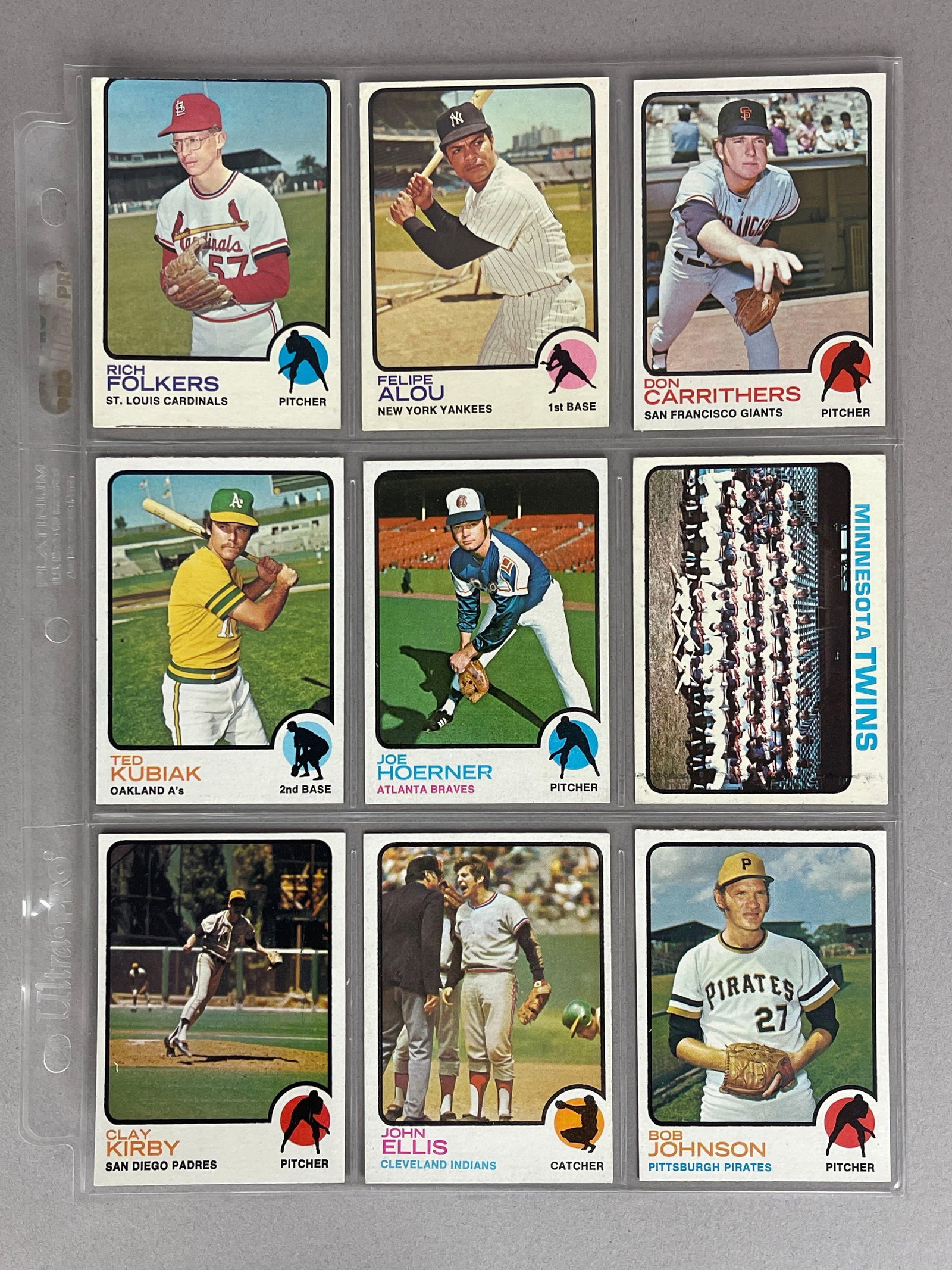 1973 Topps Baseball Complete Mid - High Grade Set - 19