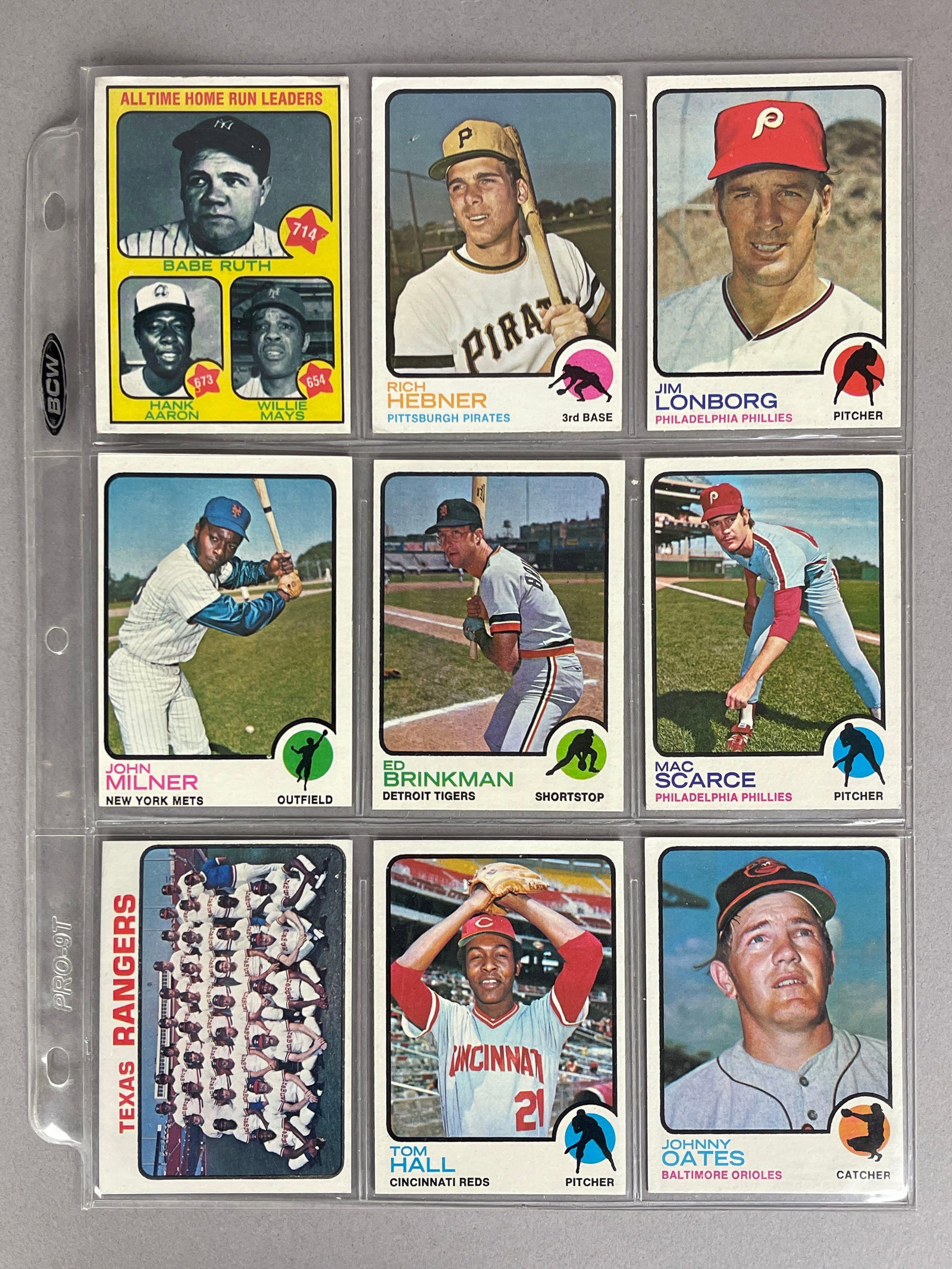 1973 Topps Baseball Complete Mid - High Grade Set - 2