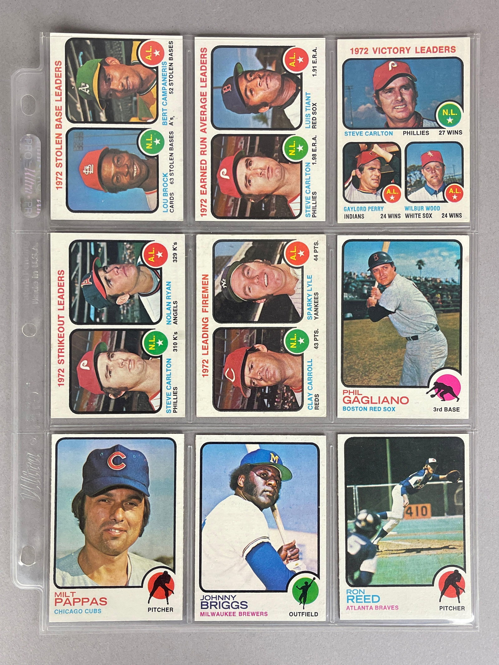 1973 Topps Baseball Complete Mid - High Grade Set - 4