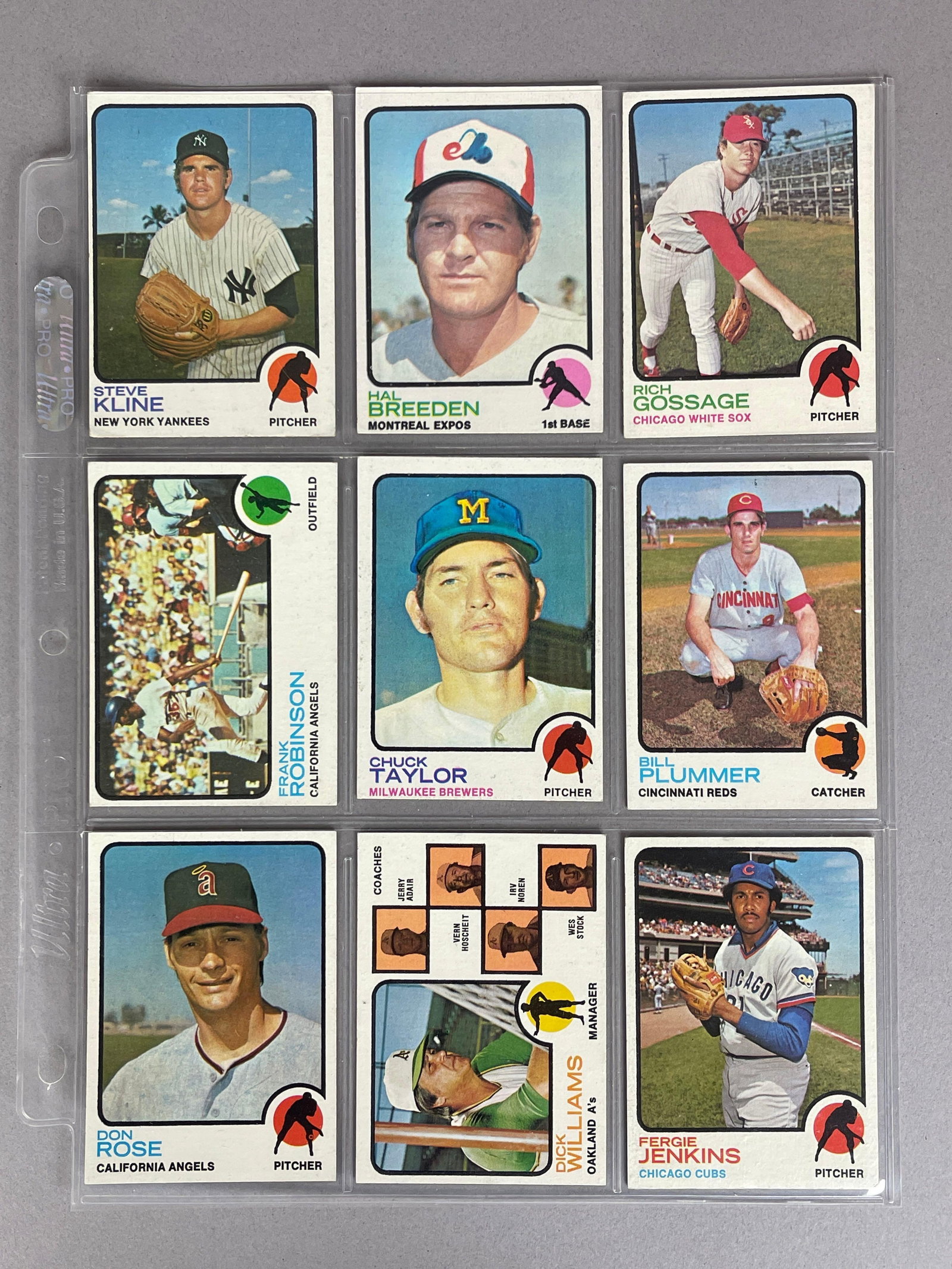 1973 Topps Baseball Complete Mid - High Grade Set - 7