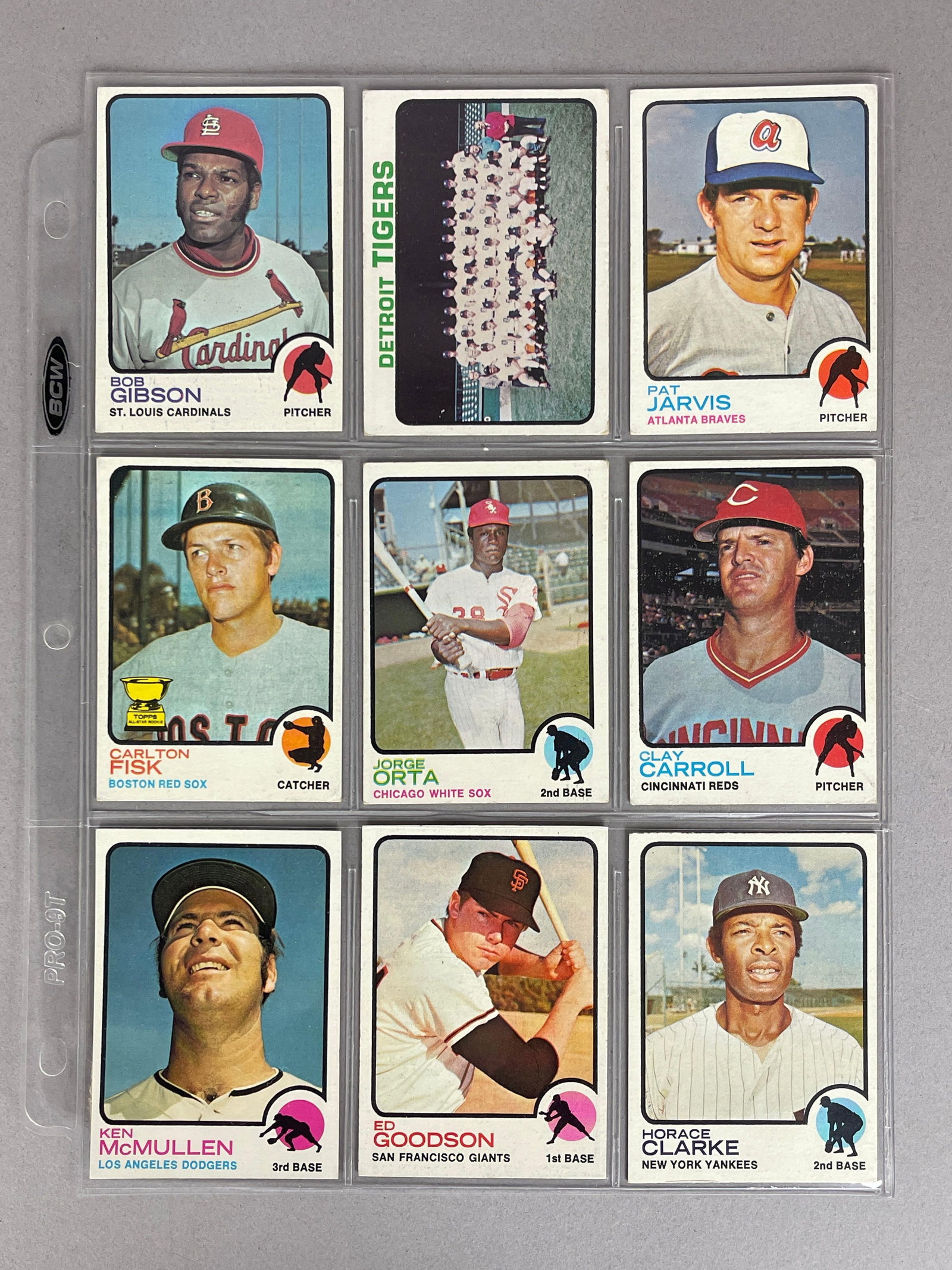 1973 Topps Baseball Complete Mid - High Grade Set - 8