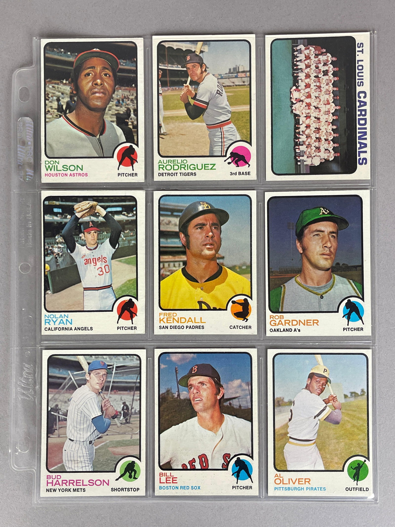 1973 Topps Baseball Complete Mid - High Grade Set - 9