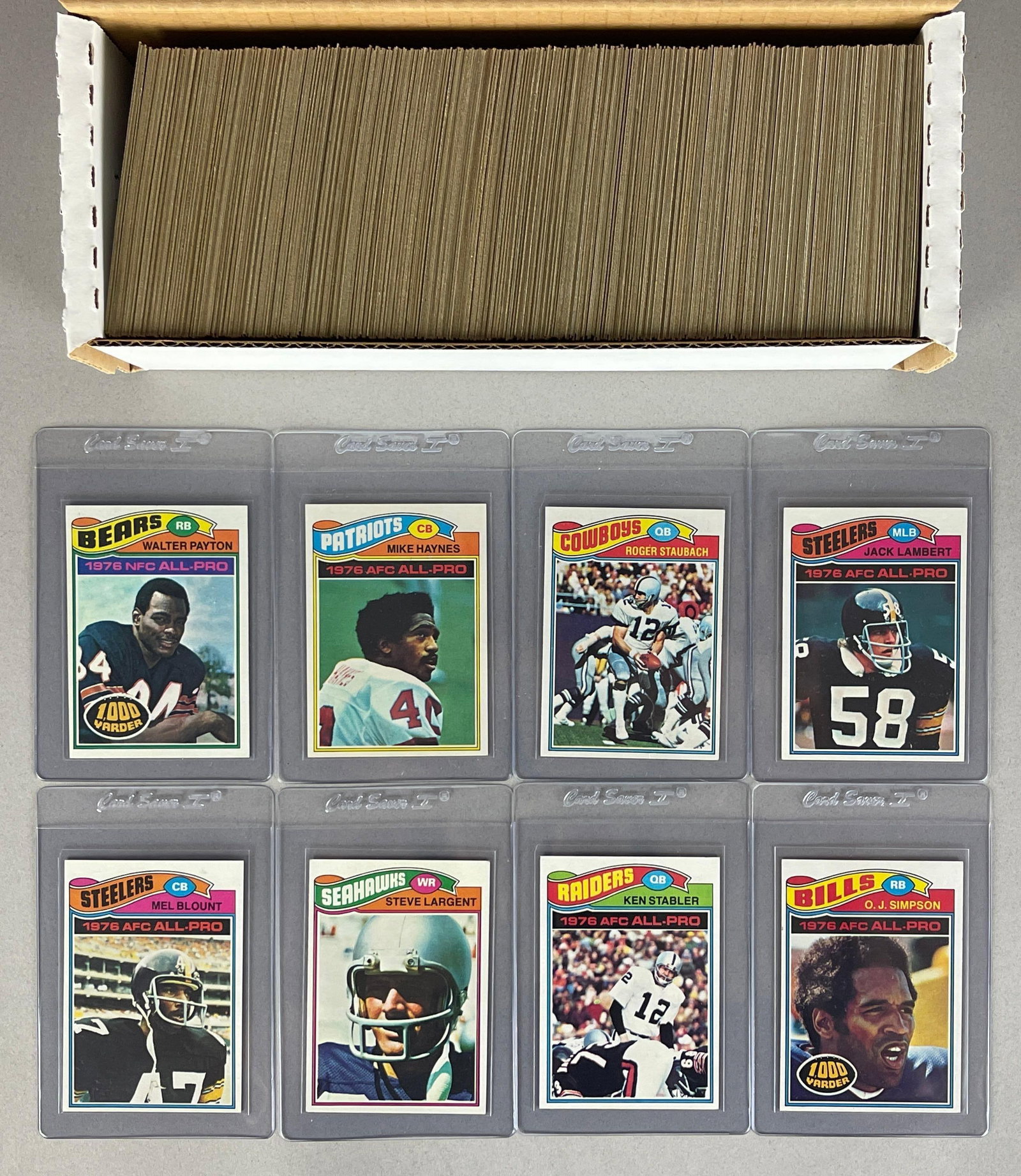 1977 Topps Football Complete High-Grade Set: Conditions vary, EXMT - NMMT Sharp Set, Details in final photo