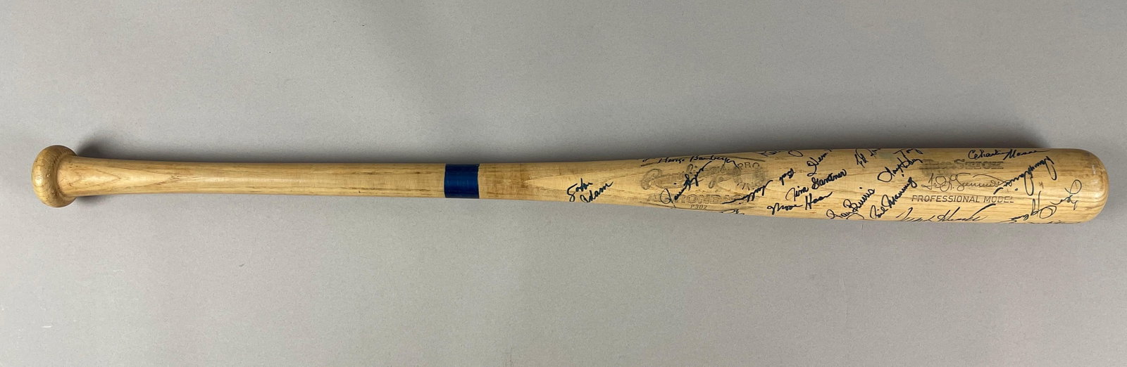 Multi-Signed Milwaukee Brewers Signed Ted Simmons Professional Bat with 36 Autos (1 of 10)