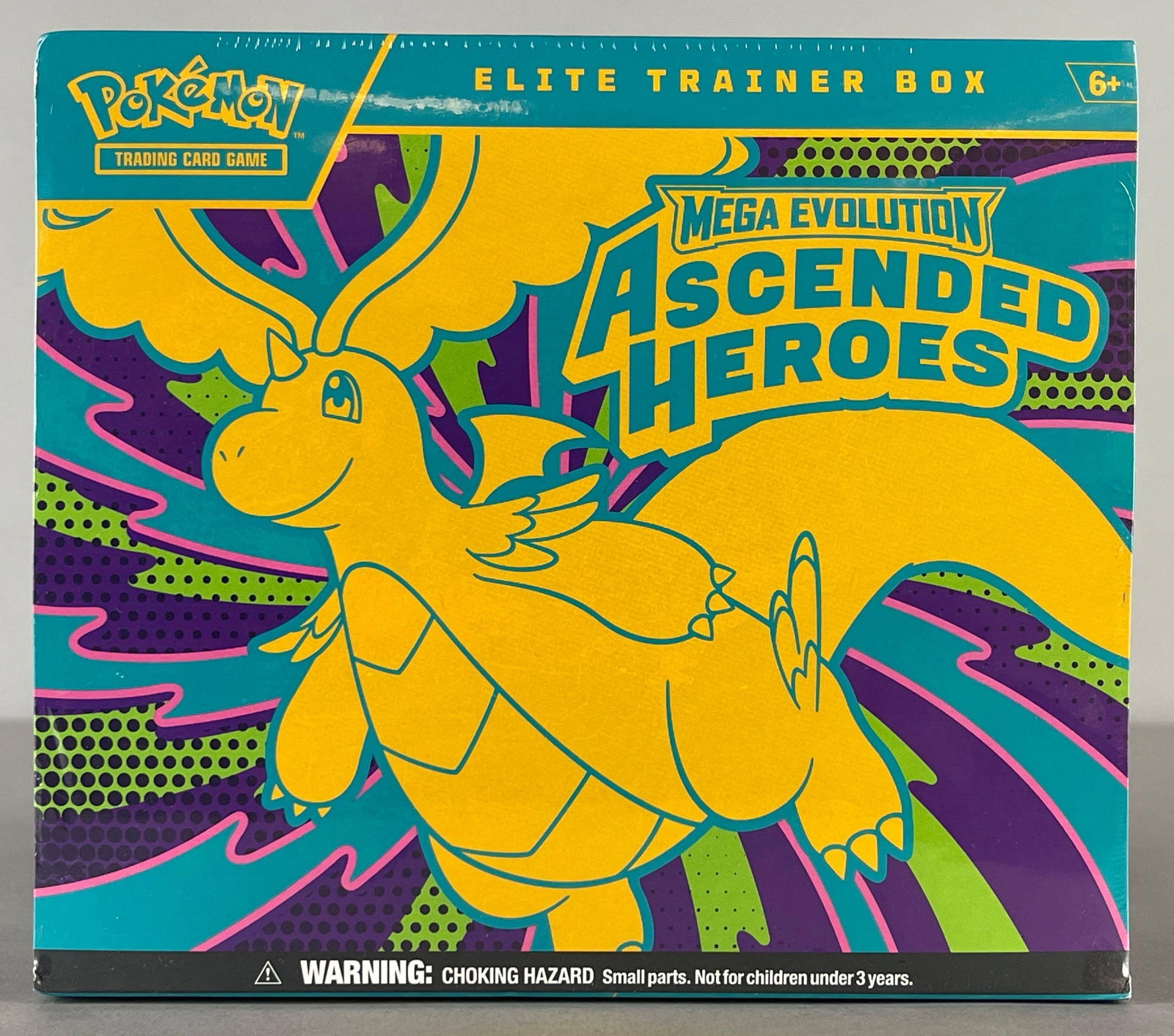 2026 Pokemon Mega Evolutions Ascended Heroes ETB: Includes 9 - Booster Packs, 40 - Energy cards, collectors box, and More