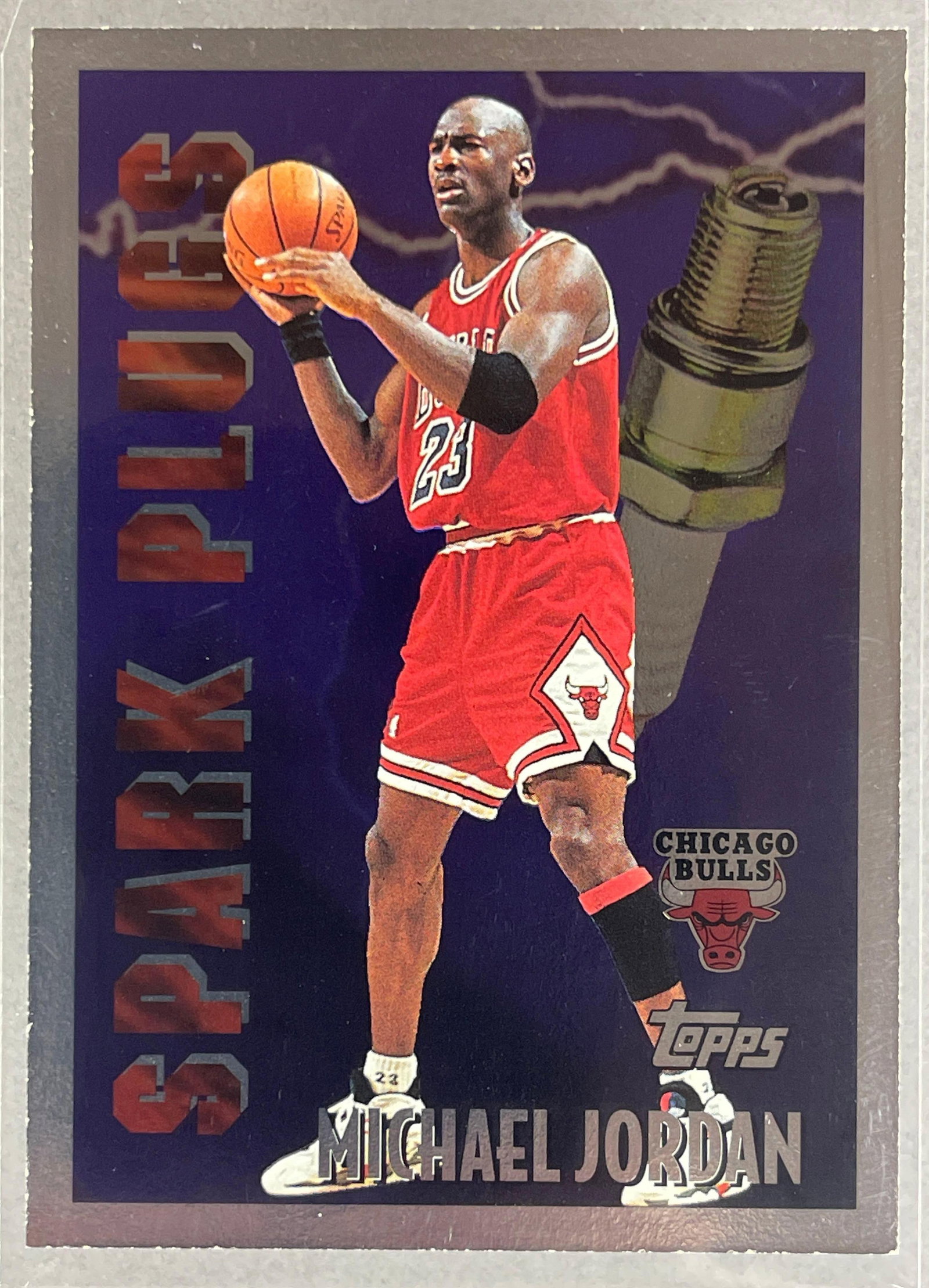 1995 Topps Spark Plugs Michael Jordan #SP2 (1 of 2)