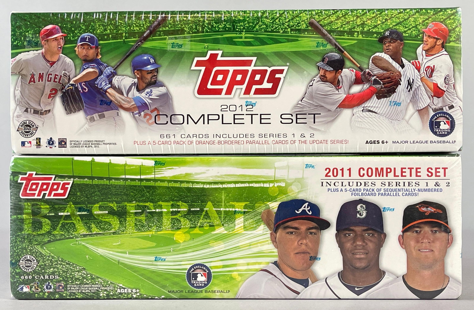 2011 and 2012 Topps Baseball Factory Sealed Sets: 2011 and 2012 Topps Baseball Factory Sealed Sets