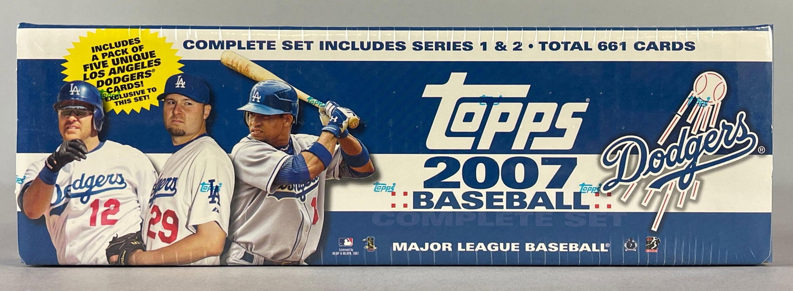 2007 Topps Baseball Factory Sealed Set with Dodgers Exclusives: 2007 Topps Baseball Factory Sealed Set with Dodgers Exclusives