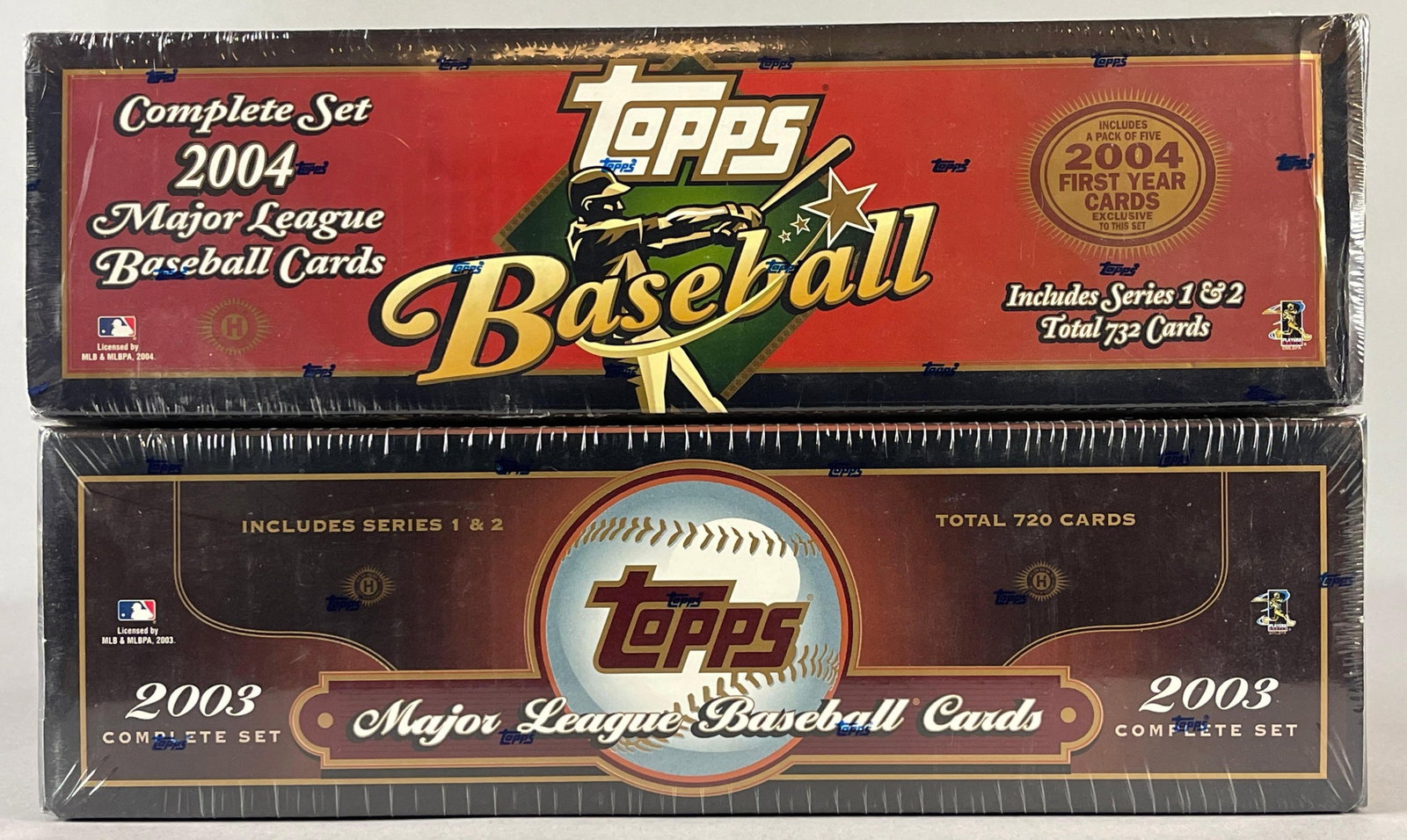 2003 and 04 Topps Baseball Factory Sealed Hobby Sets (1 of 3)