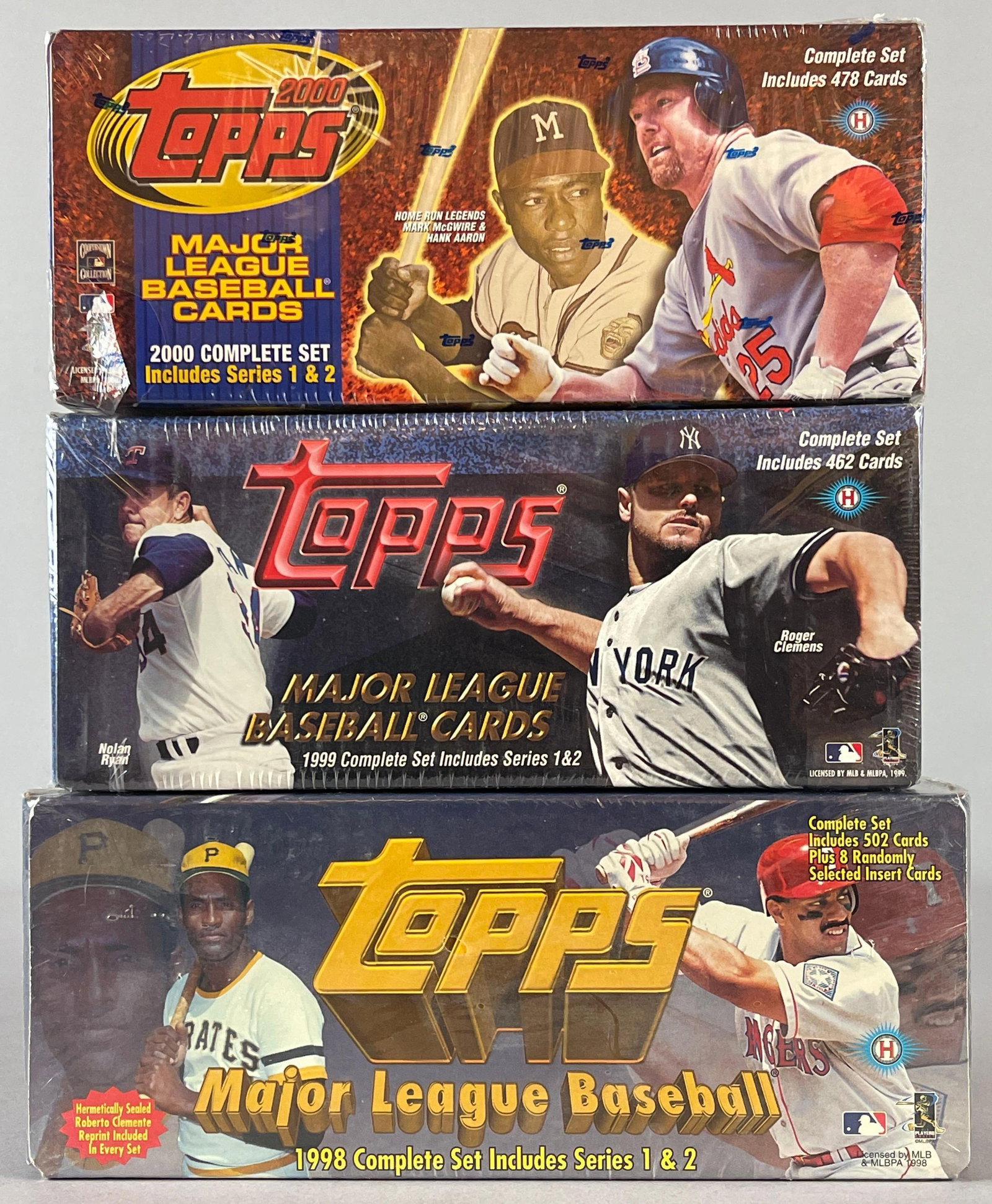 1998, 99, and 2000 Topps Baseball Factory Sealed Sets (1 of 2)