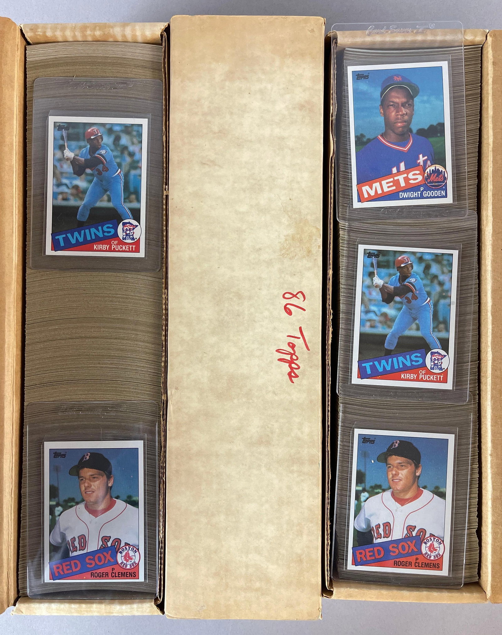 2 - 1985 Topps and 1986 Topps Set: Both 1985 Topps are missing McGwire Rookie