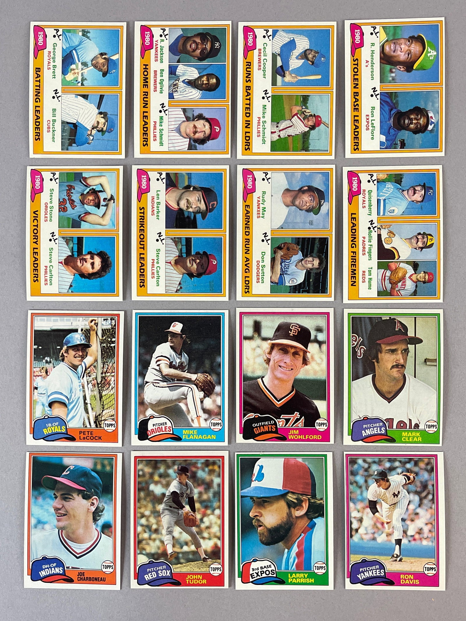 1981 Topps Baseball Set - 2