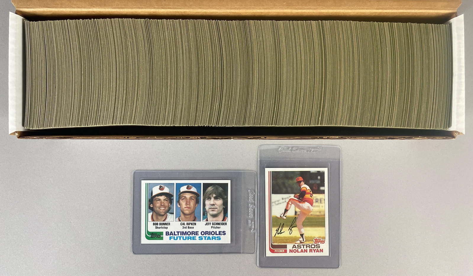 1982 Topps Baseball Complete High-Grade Set: Conditions vary, NM - Mint, Sharp set, Includes Cal Ripken Jr. Rookie