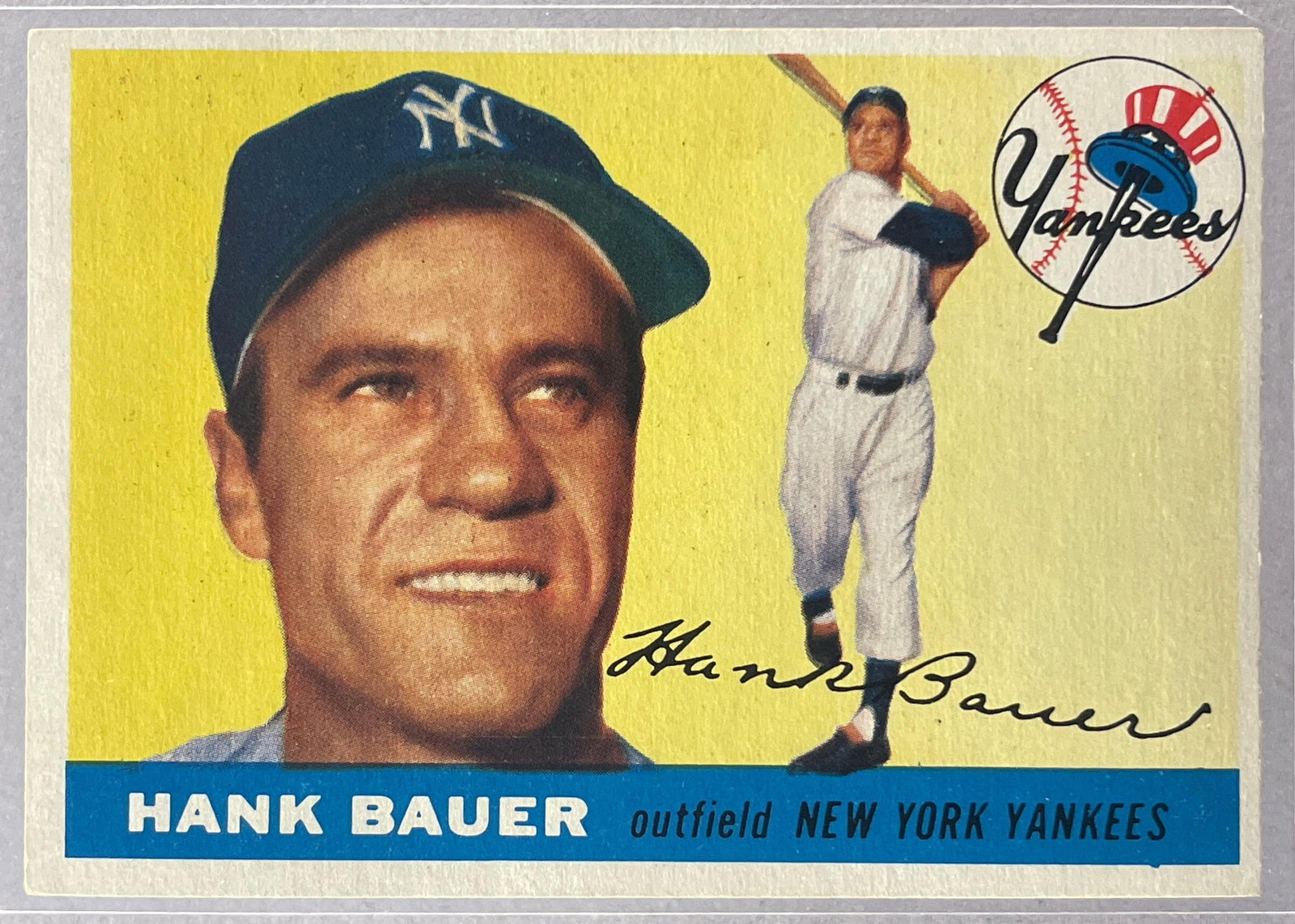 1955 Topps Hank Bauer #166 (1 of 2)