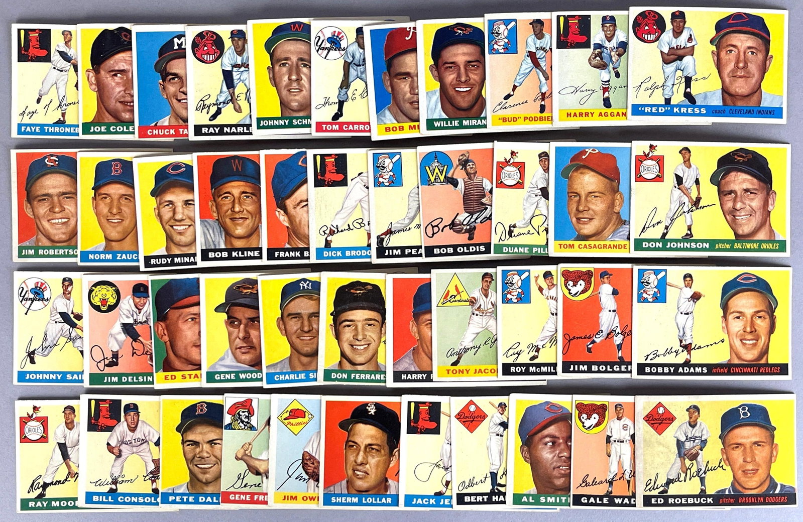 44 - 1955 Topps Baseball High Number Cards (1 of 2)