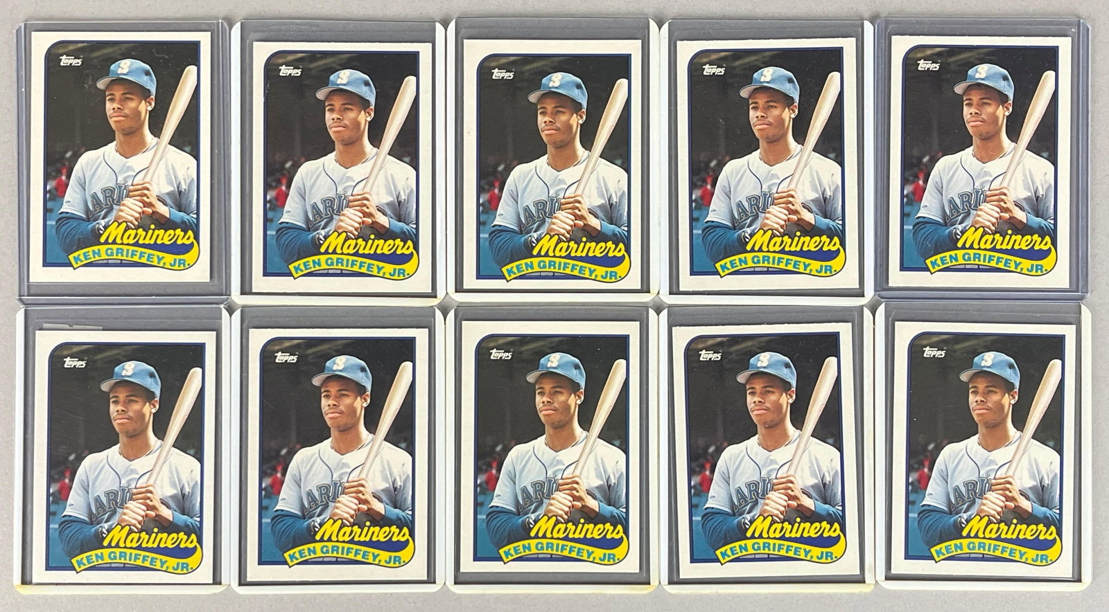 10 - 1989 Topps Traded Ken Griffey Jr. Rookies: Sharp cards, Scarce, Ready to Grade