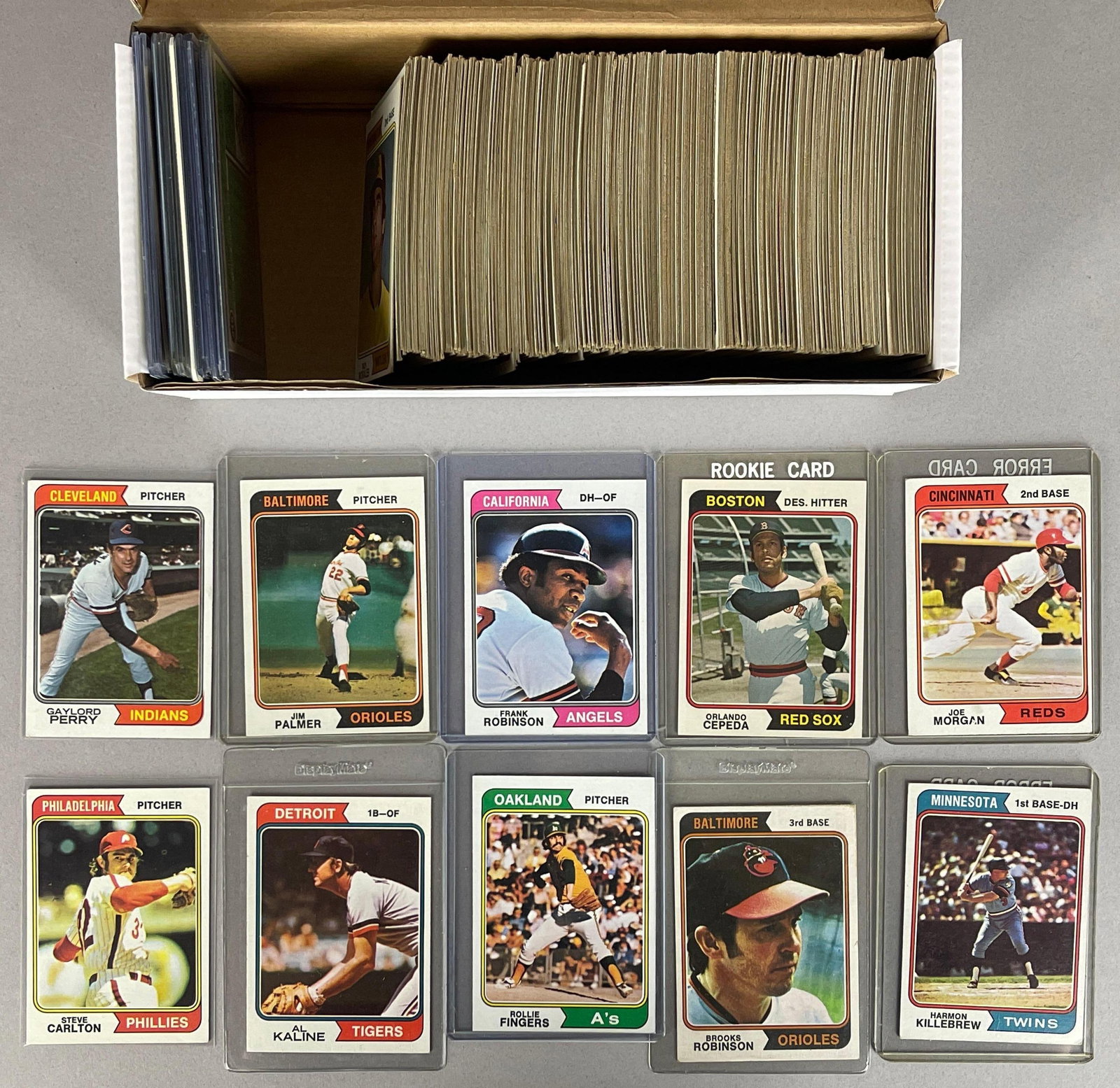 360+ 1974 Topps Baseball Cards with HOFs, Stars, and Rookies (1 of 2)