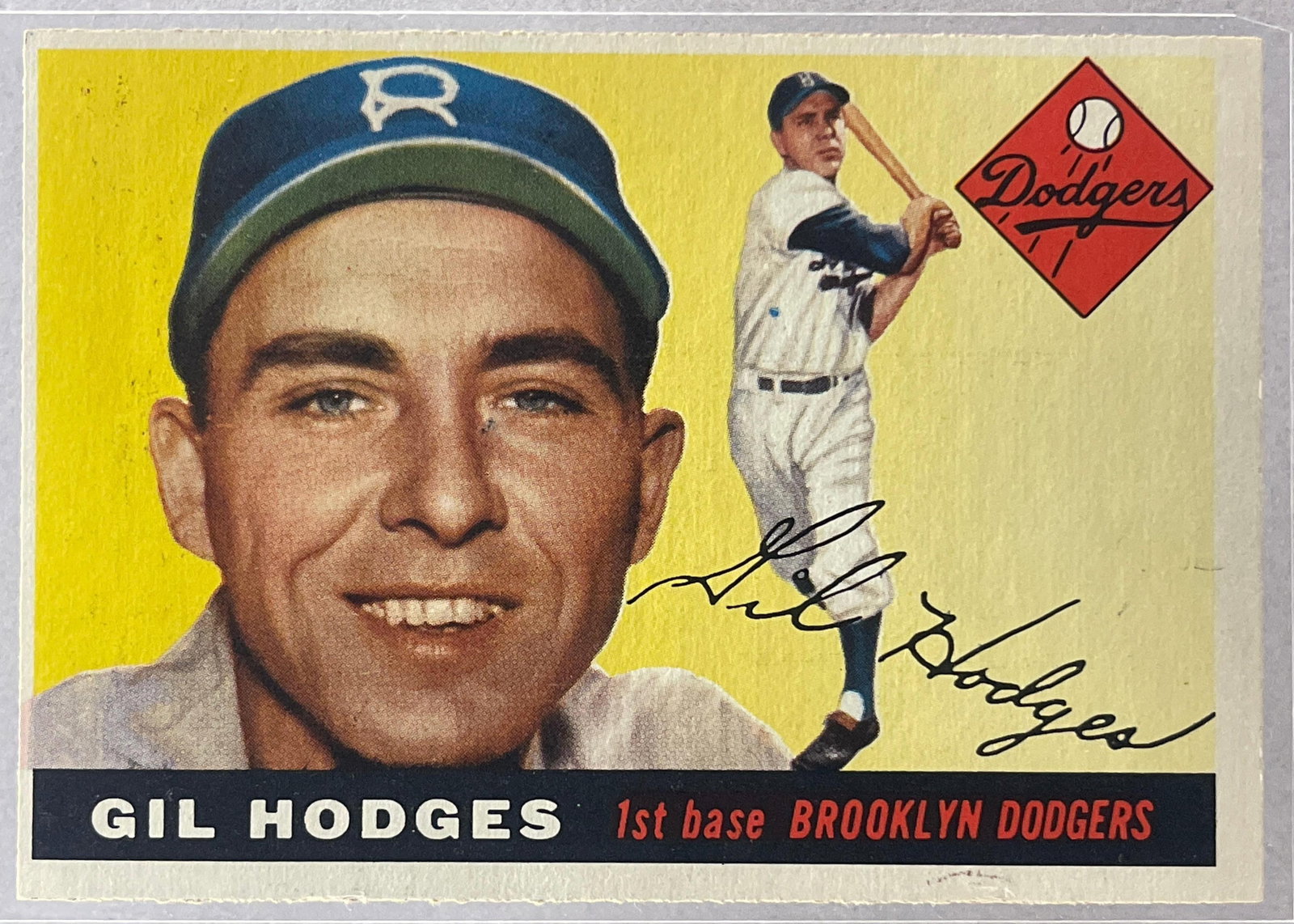 1955 Topps Gil Hodges #187 (1 of 2)