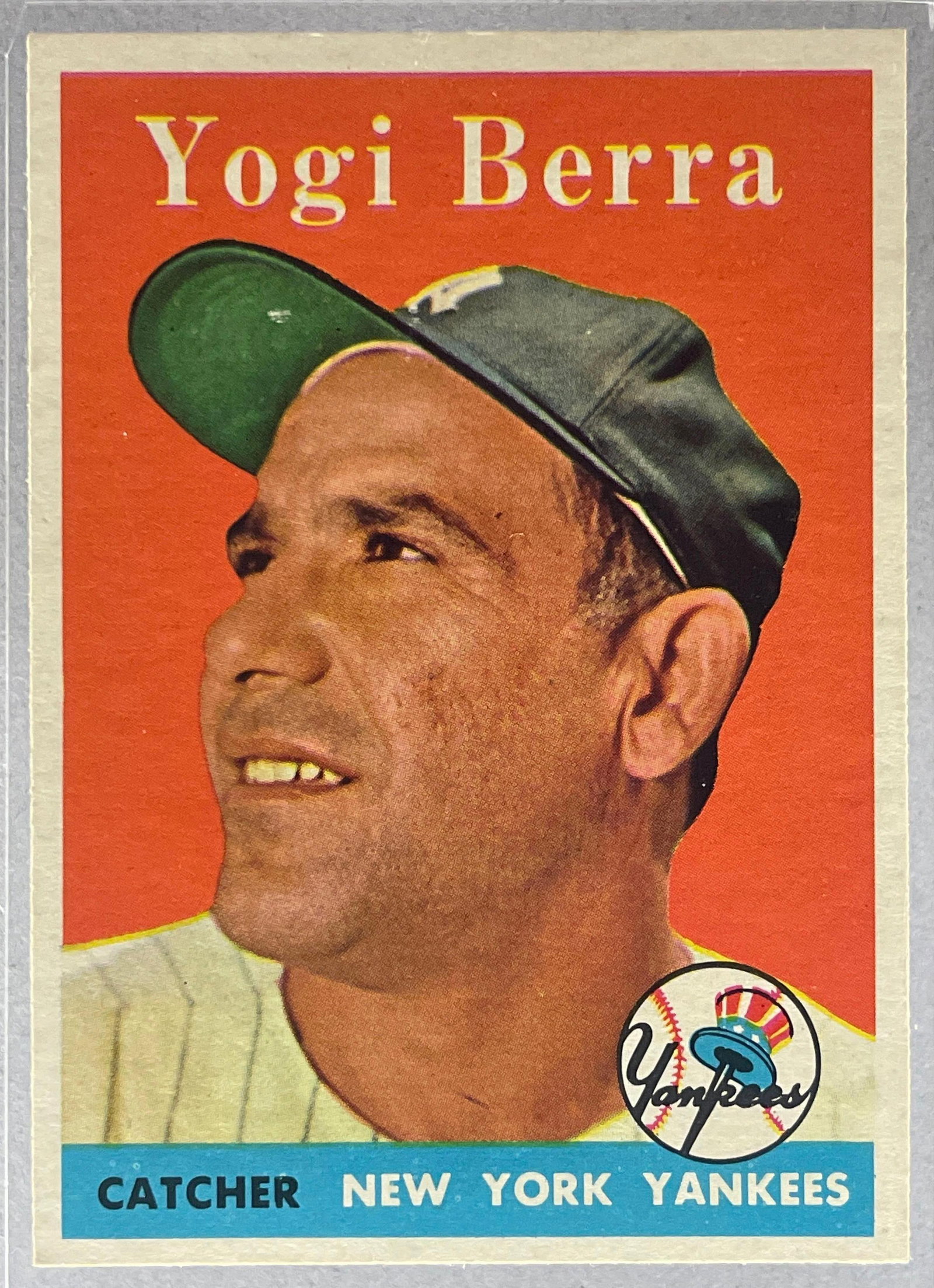 1958 Topps Yogi Berra #370: 1958 Topps Yogi Berra #370, EXMT with great centering and eye appeal