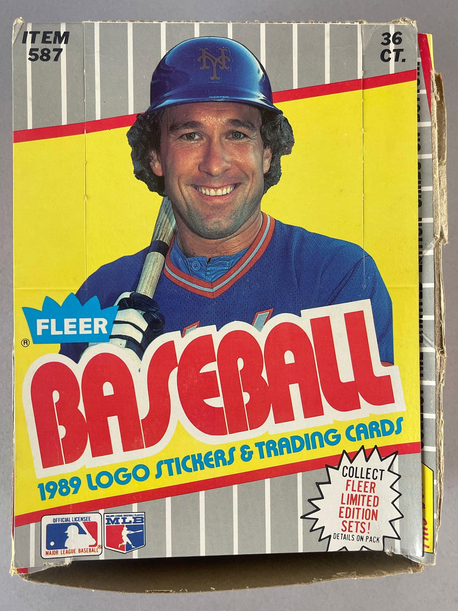 1989 Fleer Baseball F-Face Error Wax Box (1 of 5)