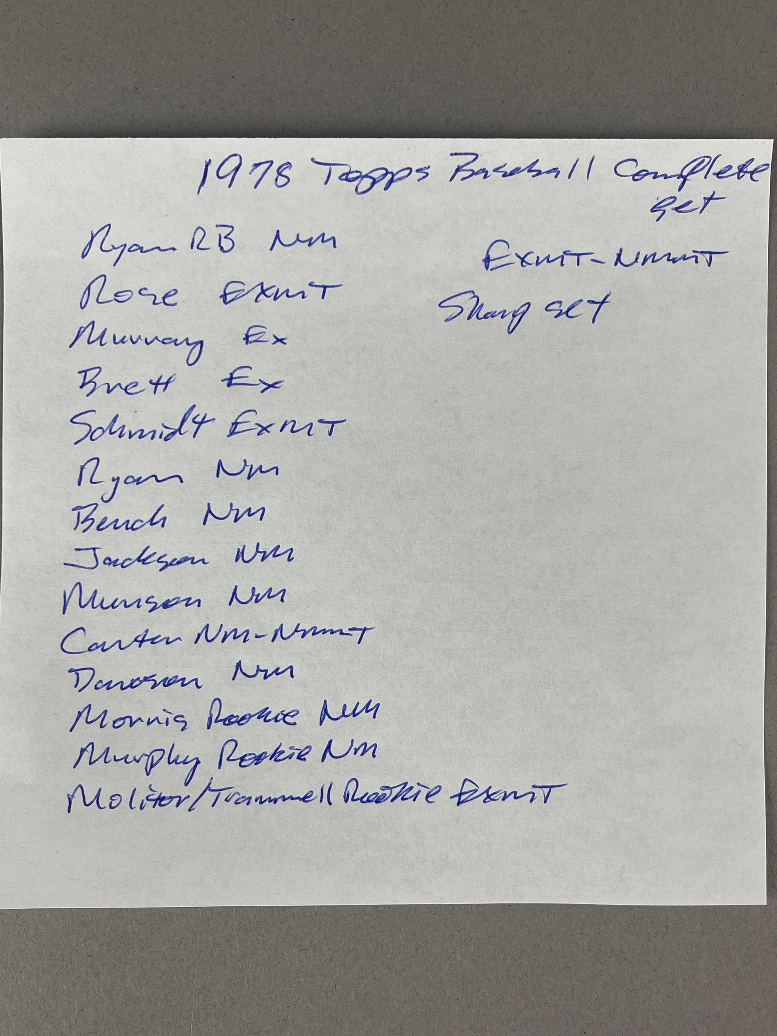 1978 Topps Baseball Complete High-Grade Set - 3