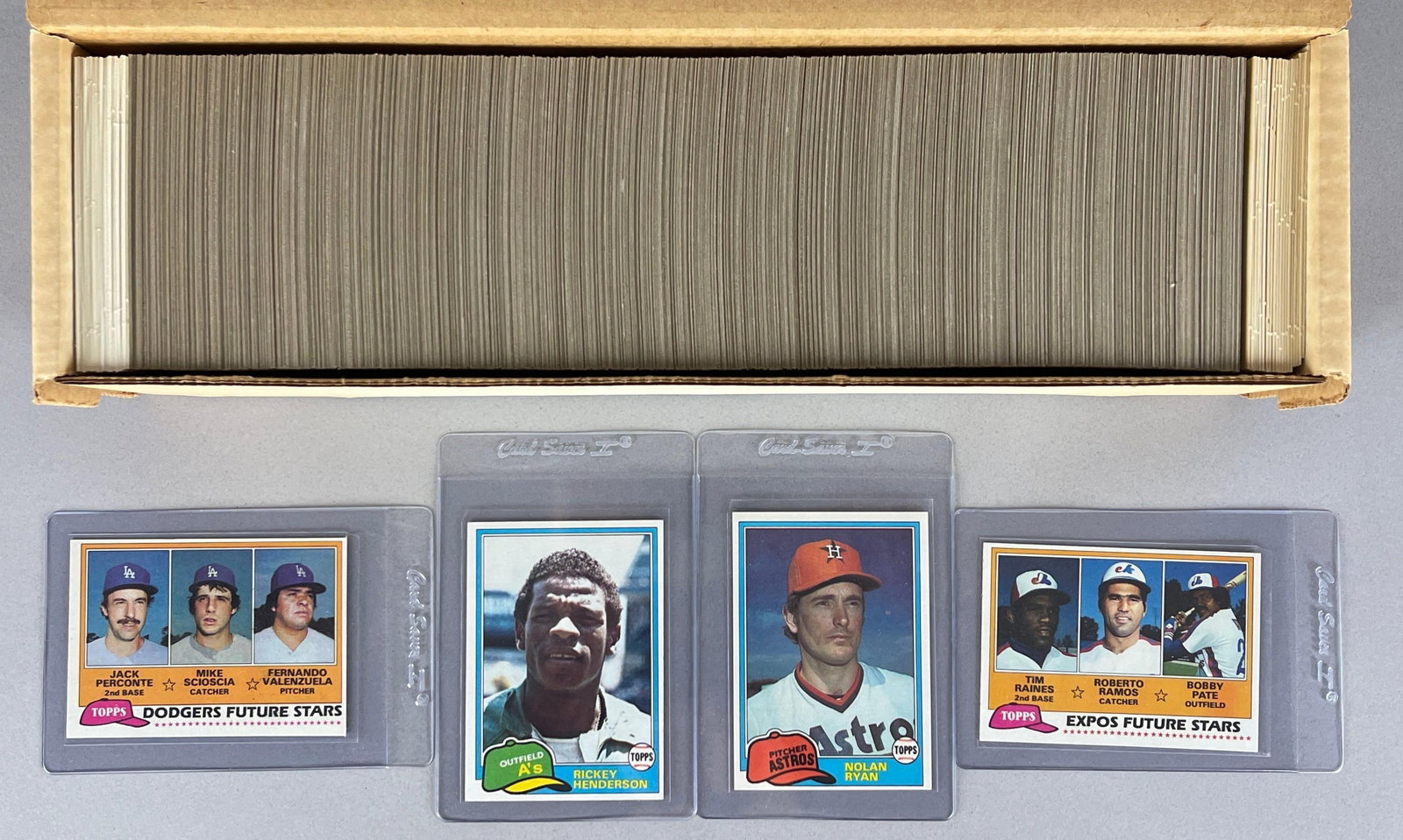 1981 Topps Baseball Complete High-Grade Set: Conditions vary, EXMT - NMMT