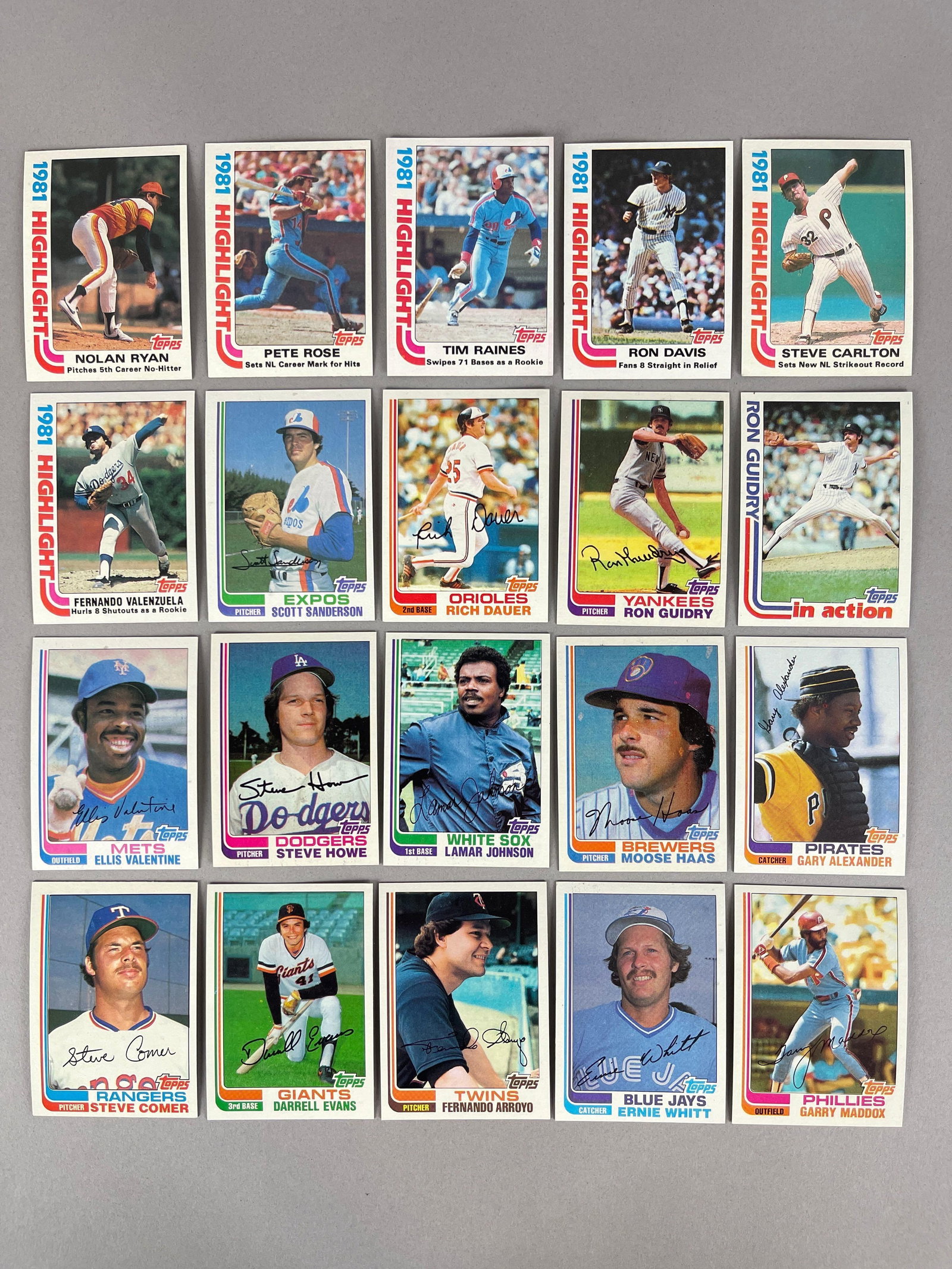 1982 Topps Baseball Complete High-Grade Set - 2