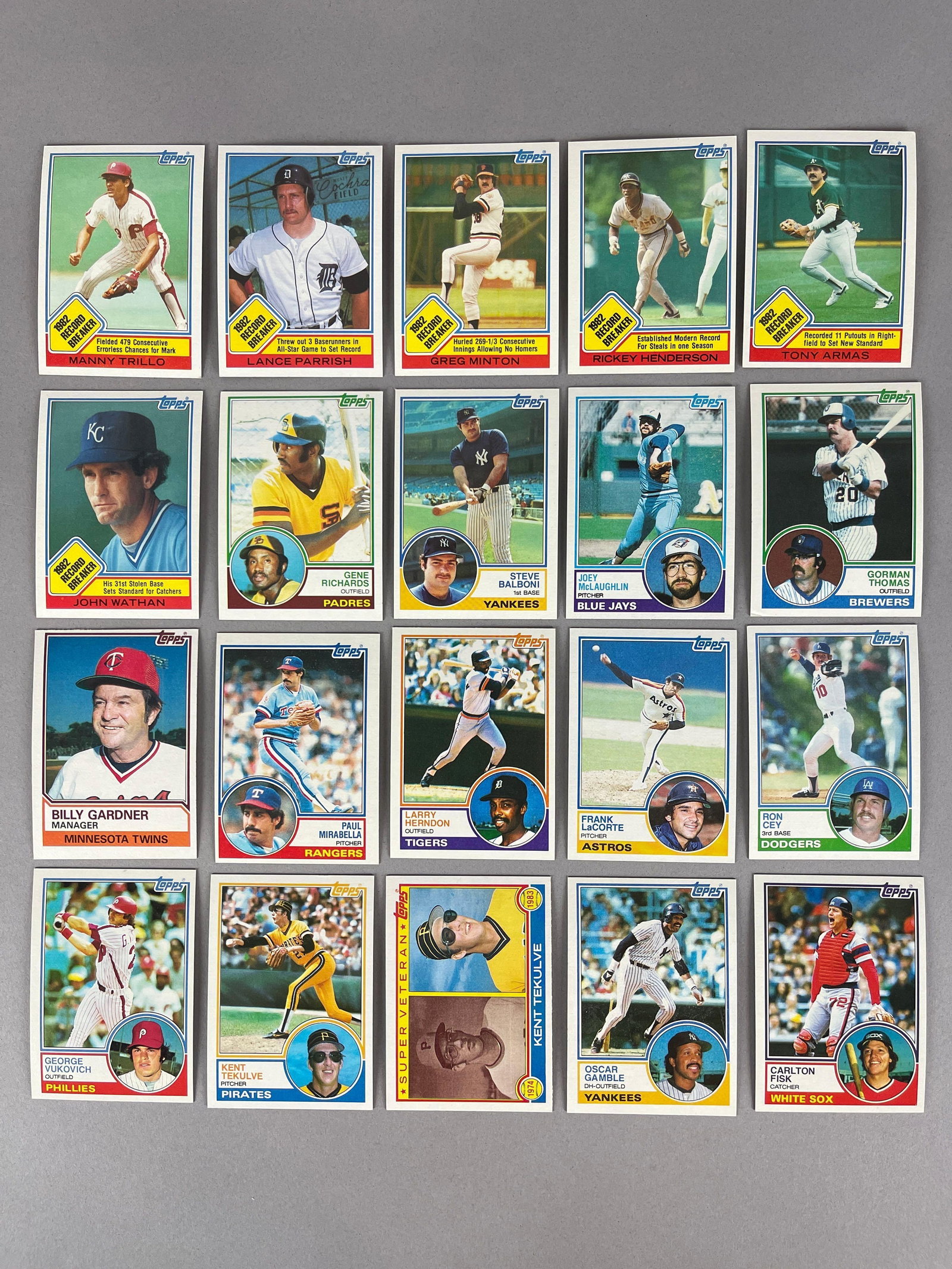 1983 Topps Baseball Complete High-Grade Set - 2