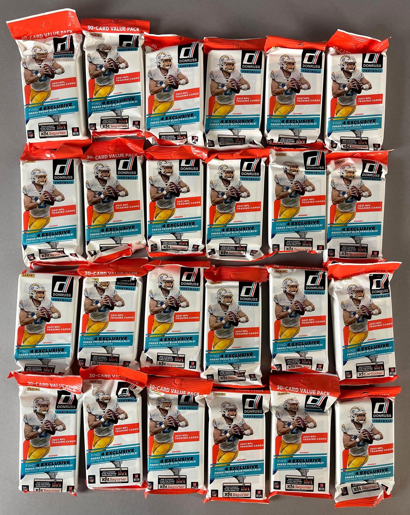 24 - 2021 Donruss Football Value Packs (1 of 2)
