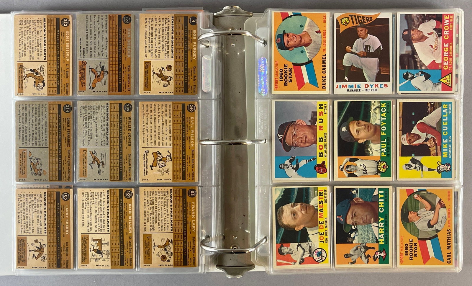 220+ 1958 - 67 Topps Baseball Cards with HOF and Rookies: Conditions vary, Low - EXMT, Mainly MId-Grade