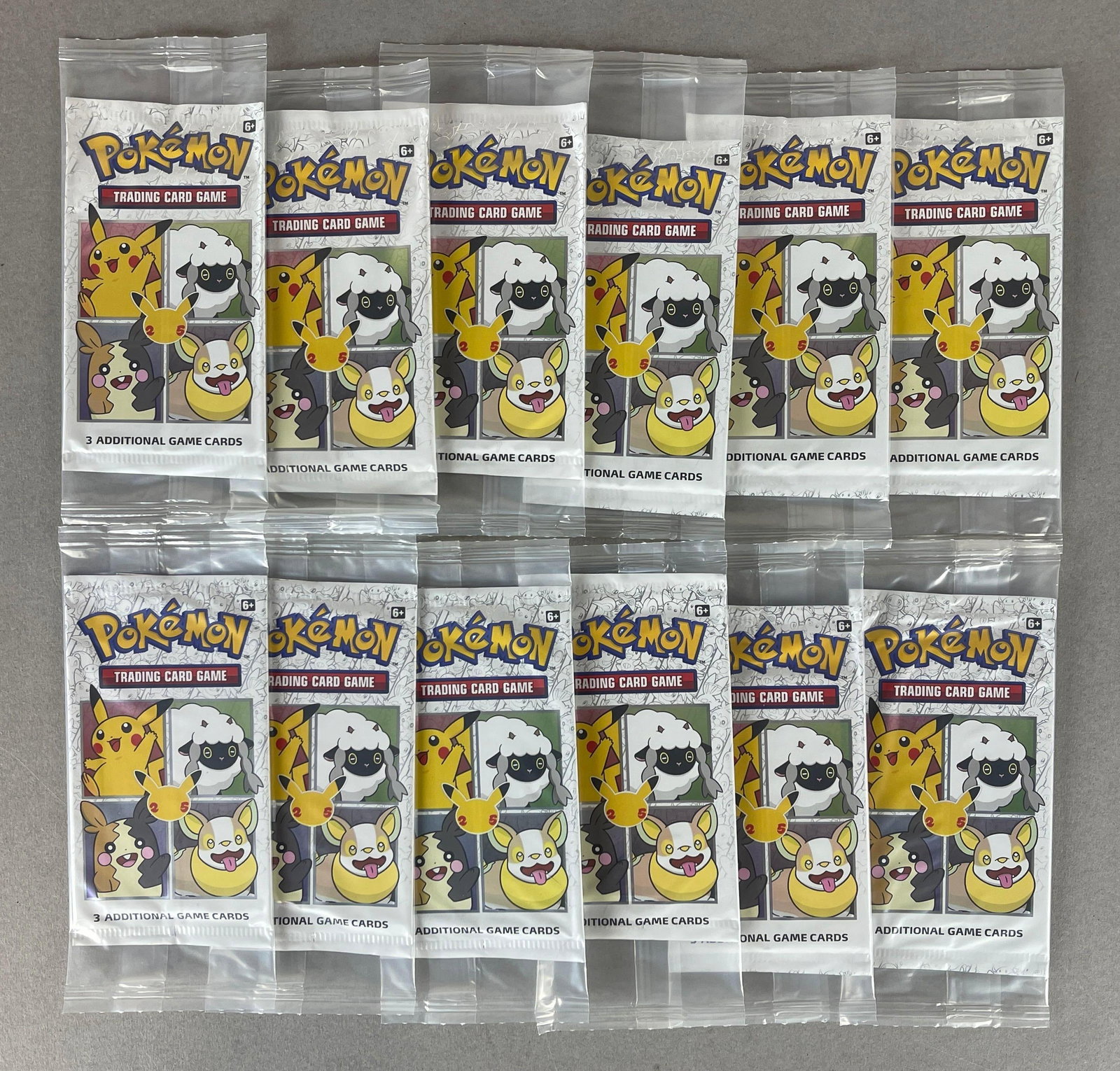 12 - 2021 Pokemon Celebrations 25th Anniversary General Mills Packs: 3 - cards per pack