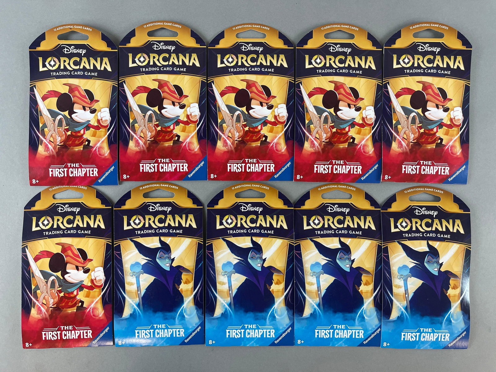 10 - 2024 Lorcana The First Chapter Ravensburger Hanger Packs (1 of 2)