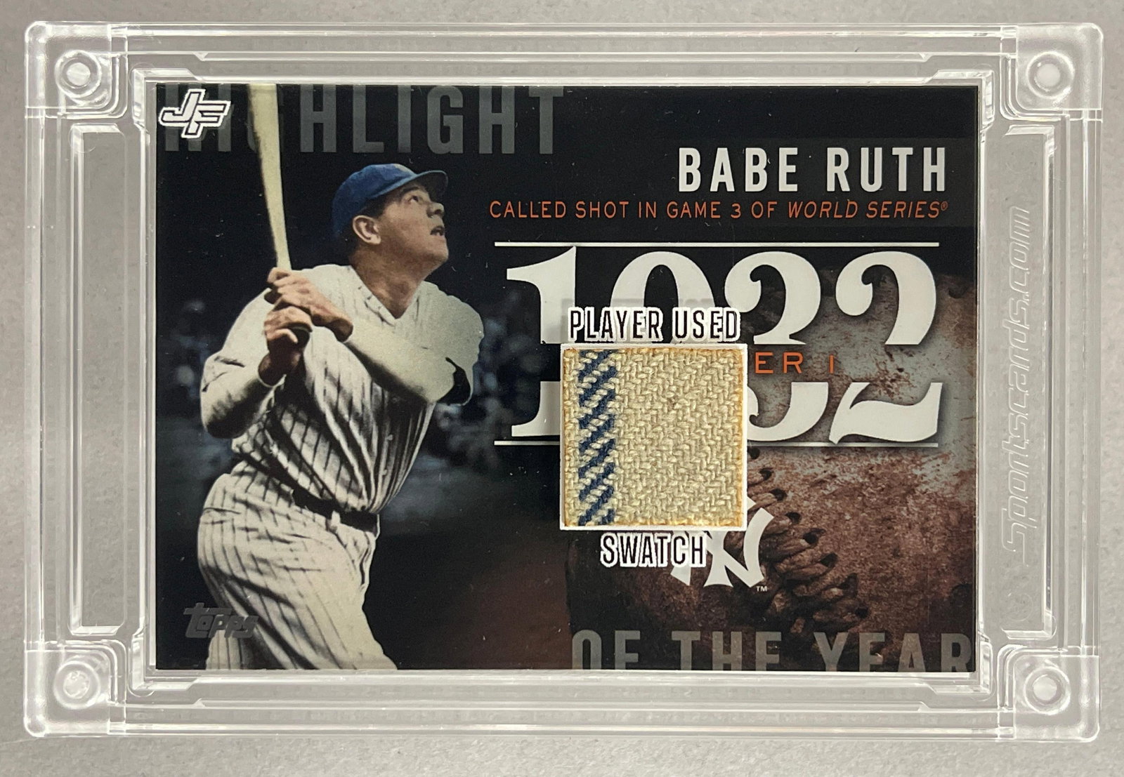 2025 Jersey Fusion Babe Ruth Pants Patch Relic (1 of 2)