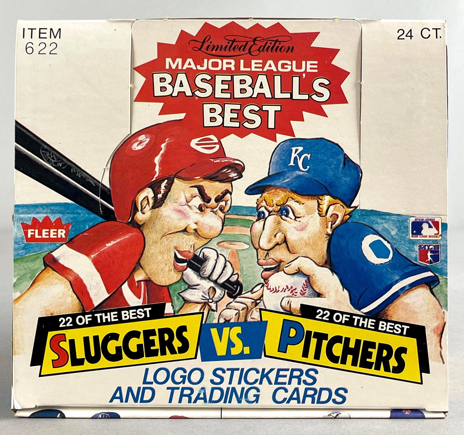 1986 Fleer Sluggers vs Pitchers Unopened Box - 24 Sets (1 of 4)