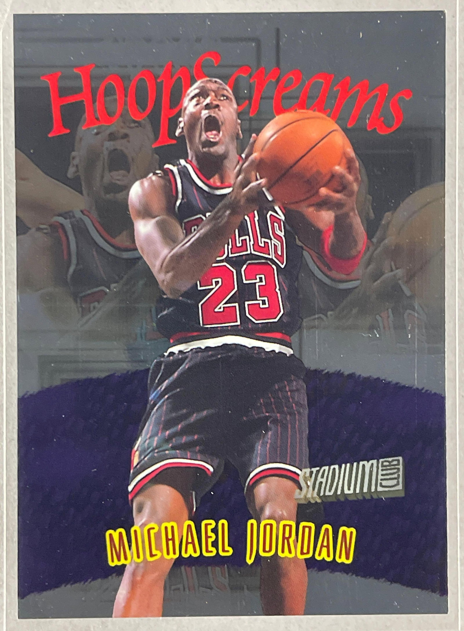 1997 Stadium Club Hoop Screams Michael Jordan #HS10 (1 of 2)