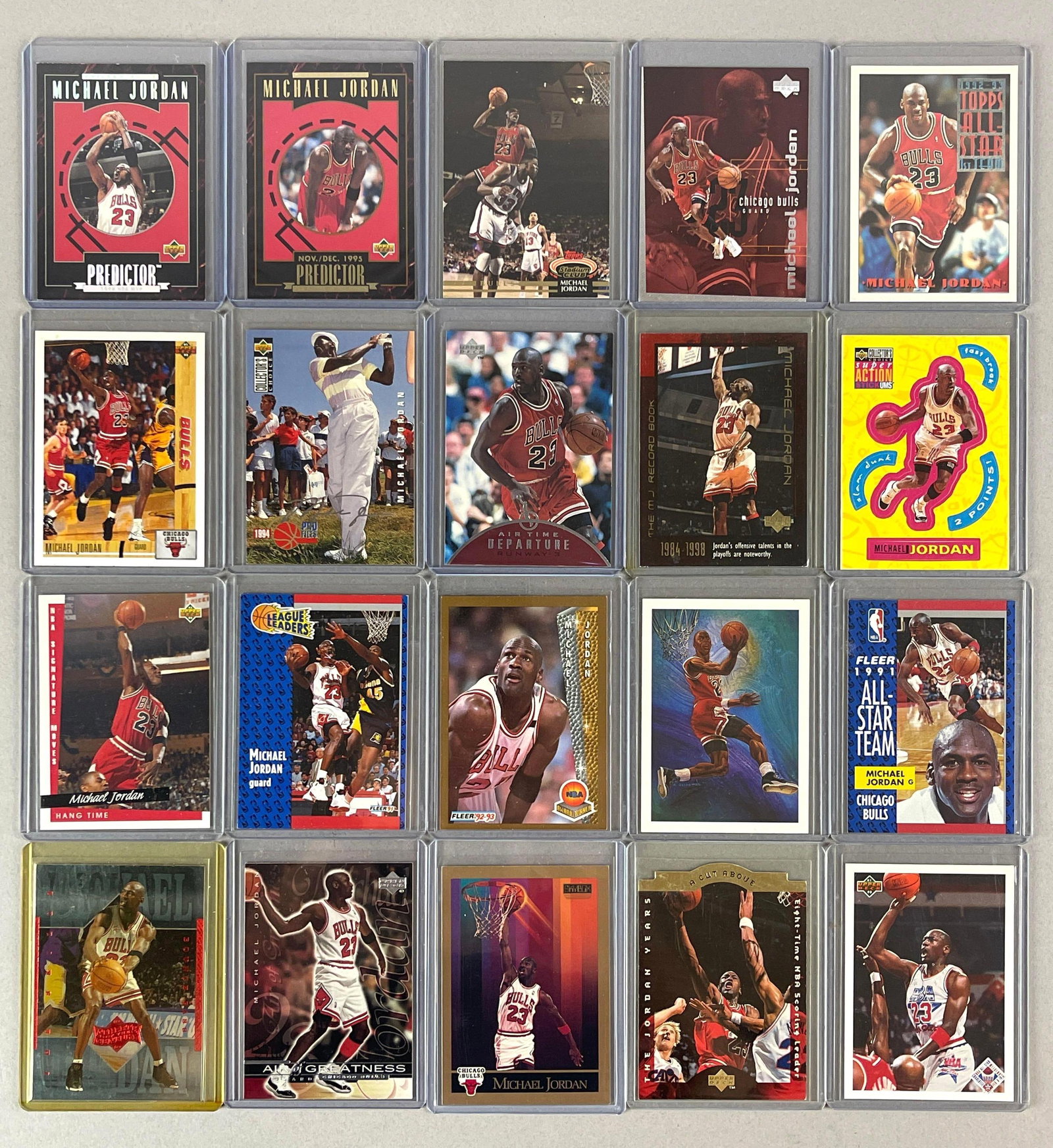 20 - Michael Jordan Cards with Inserts (1 of 2)