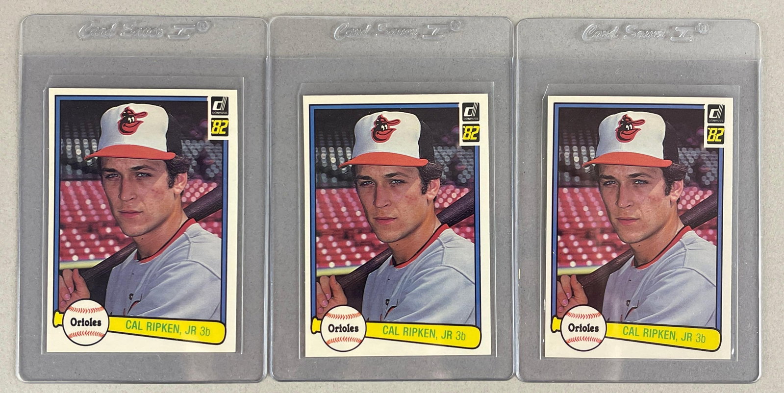 3 - 1982 Donruss Cal Ripken Jr. #405 Rookies: 3 - 1982 Donruss Cal Ripken Jr. #405 Rookie, NM - NMMT, Sharp cards